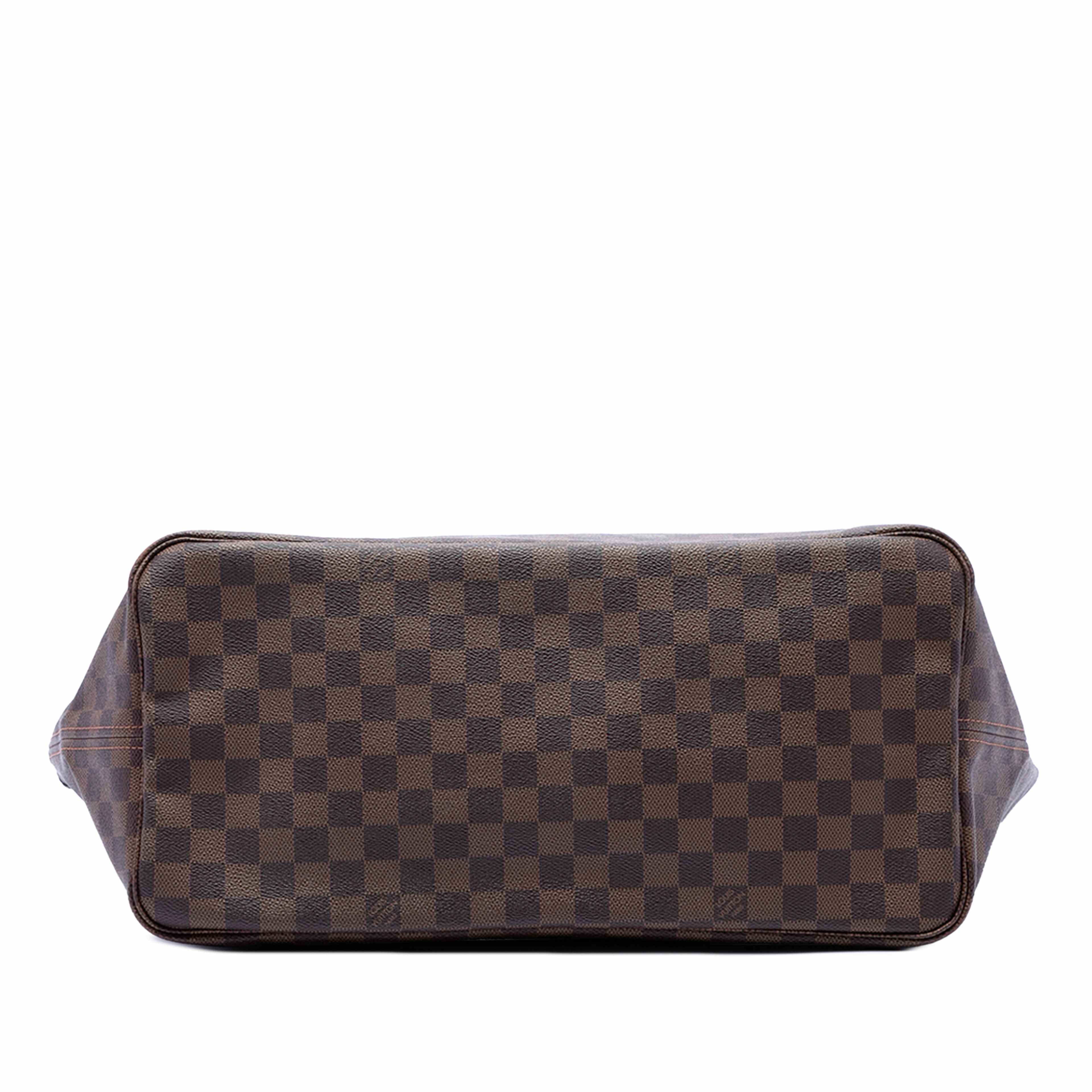 Louis Vuitton Damier Ebene Neverfull Gm, från Luxclusif, i färgen brown. Klicka för att öppna bilden i stort format