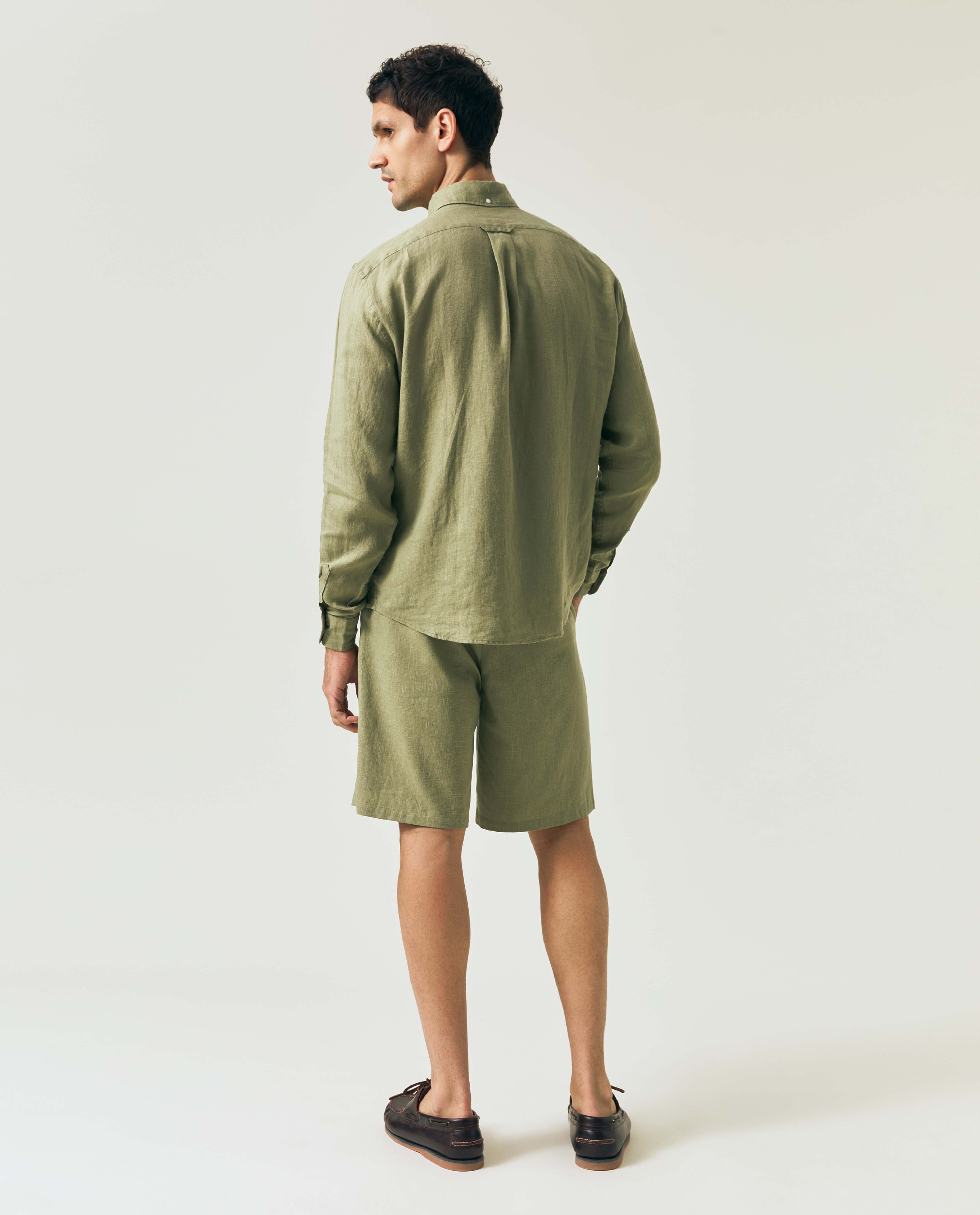 Casual Linen B.d Shirt