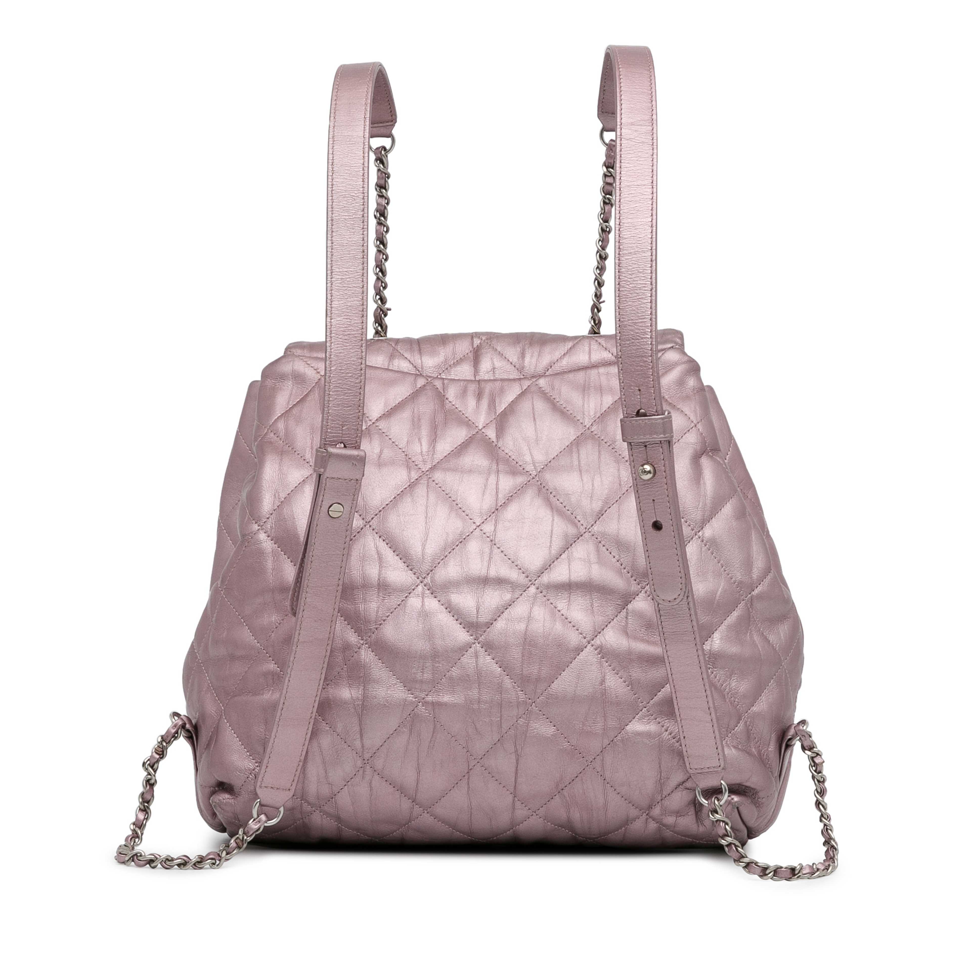 Chanel Quilted Iridescent Calfskin Ground Control Backpack