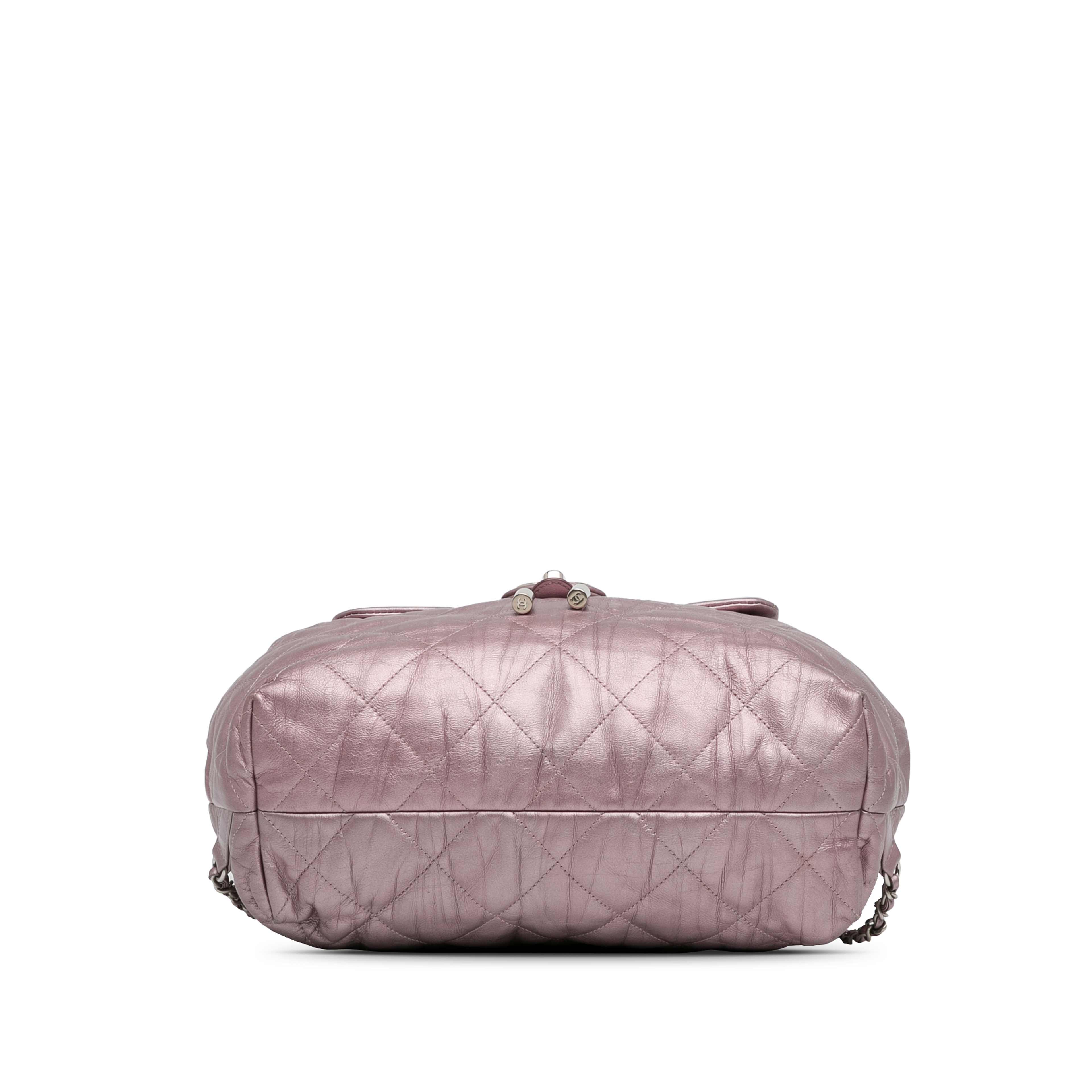 Chanel Quilted Iridescent Calfskin Ground Control Backpack