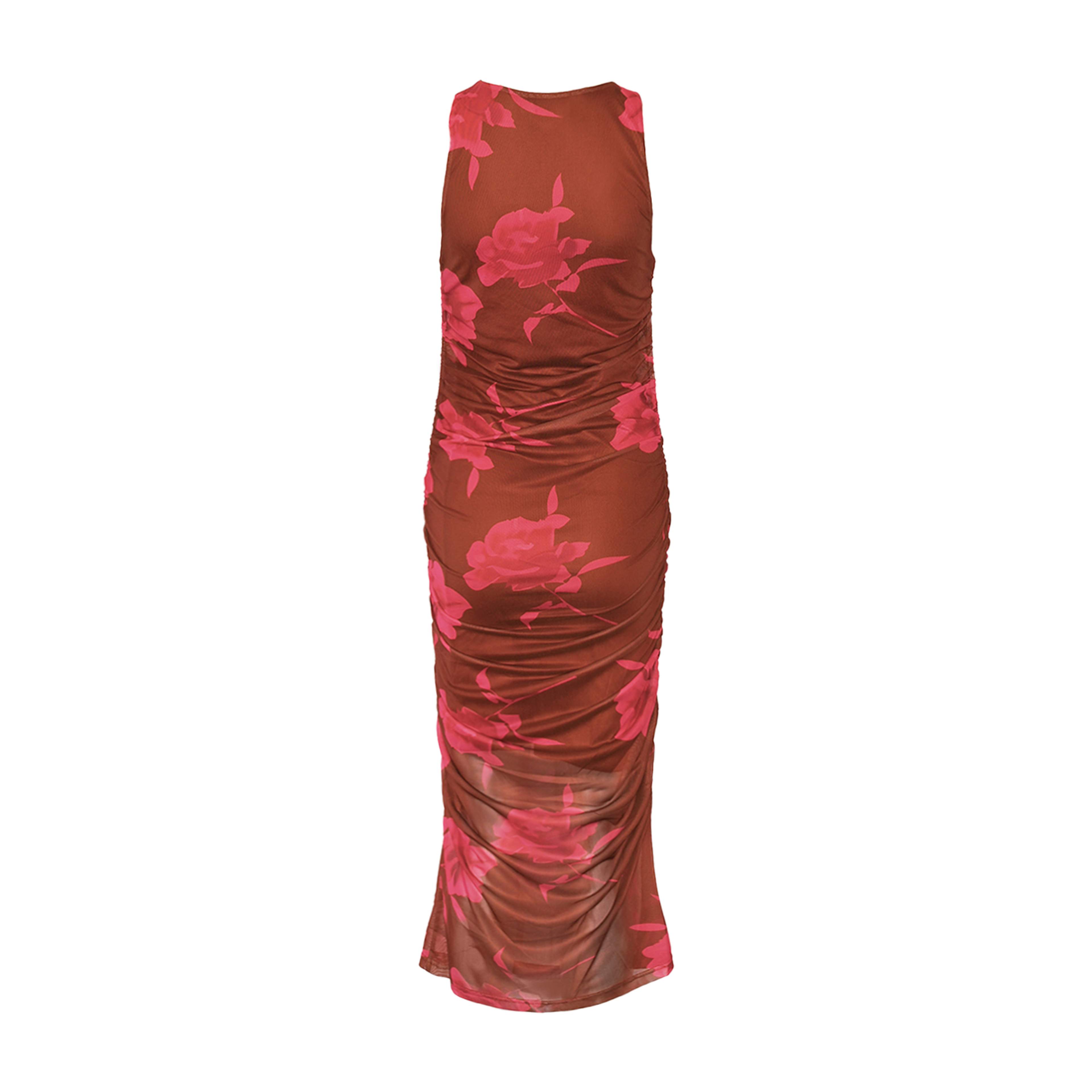 Leanna Dress - Cassie Brown Print