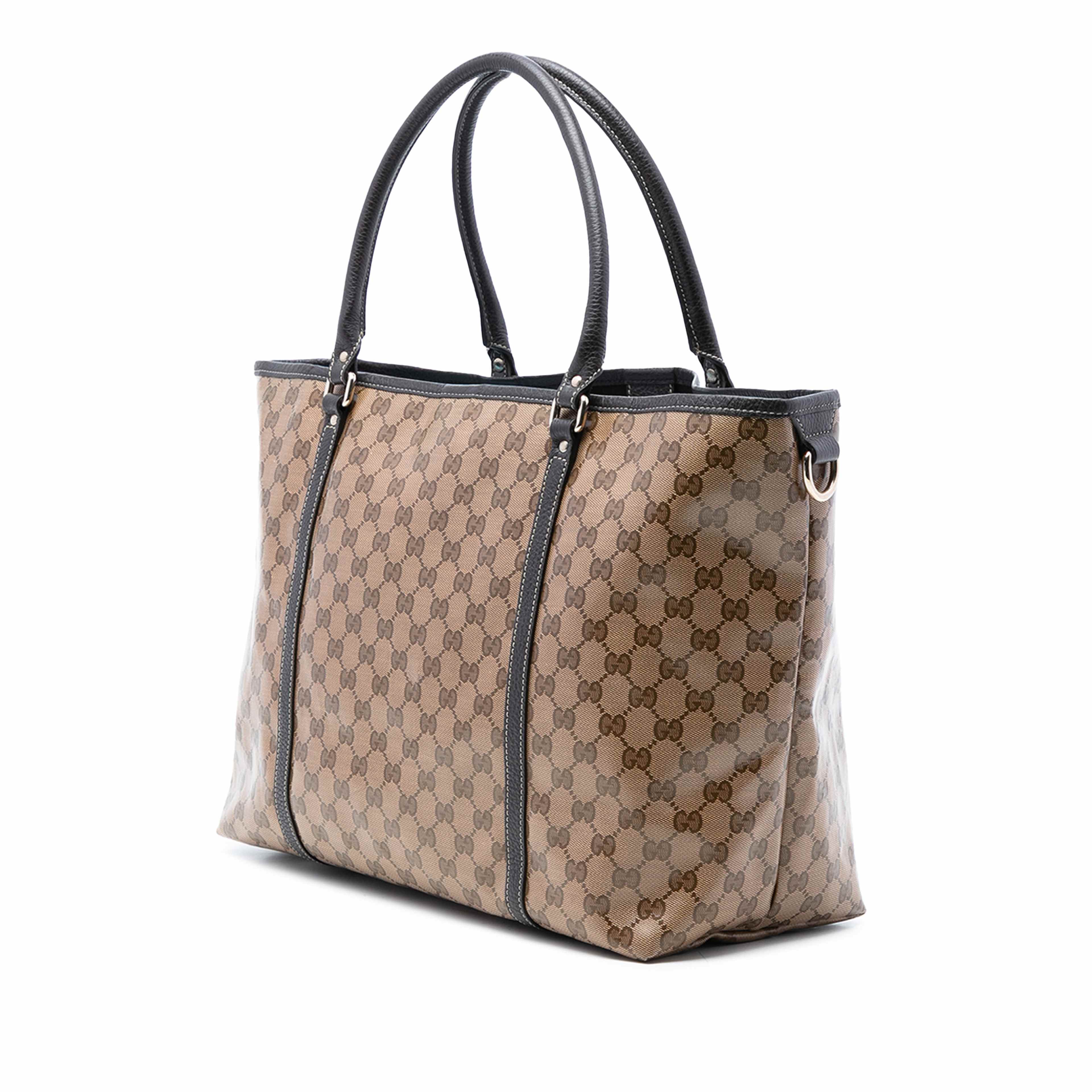 Gucci Gg Crystal Joy Tote, från Luxclusif, i färgen beige. Klicka för att öppna bilden i stort format