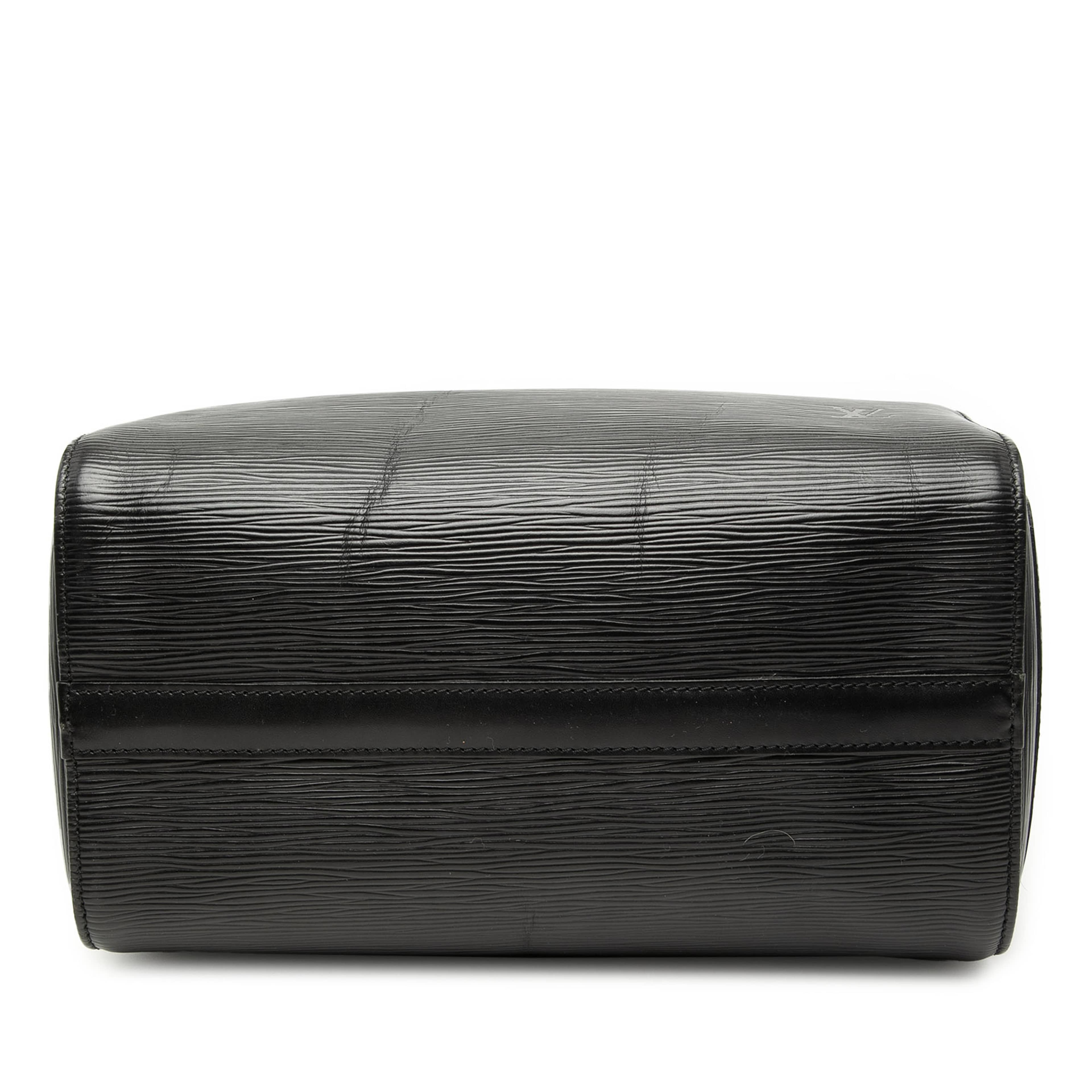 Louis Vuitton Epi Speedy 25, från Luxclusif, i färgen black. Klicka för att öppna bilden i stort format