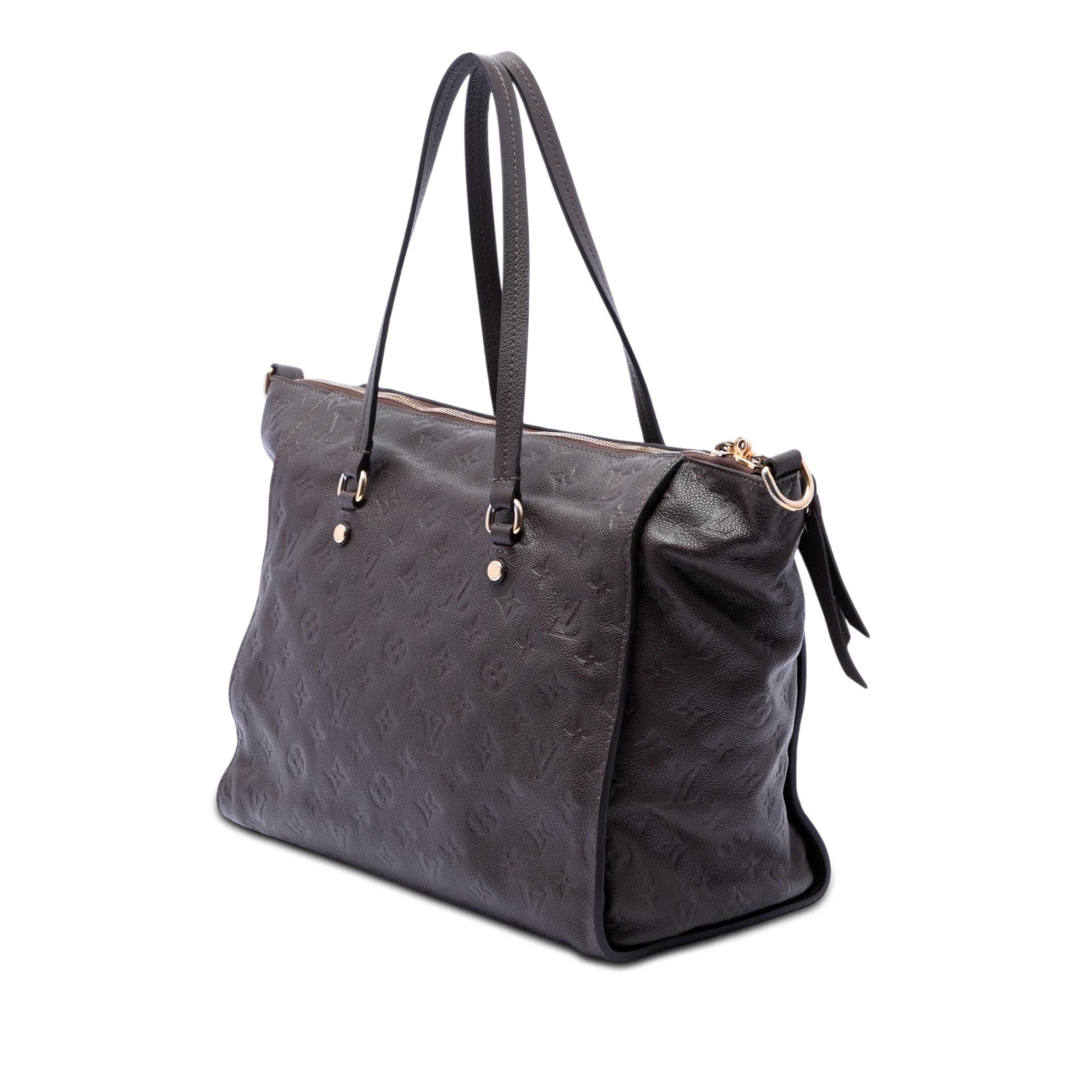 Louis Vuitton Monogram Empreinte Lumineuse Pm, från Luxclusif, i färgen dark brown. Klicka för att öppna bilden i stort format