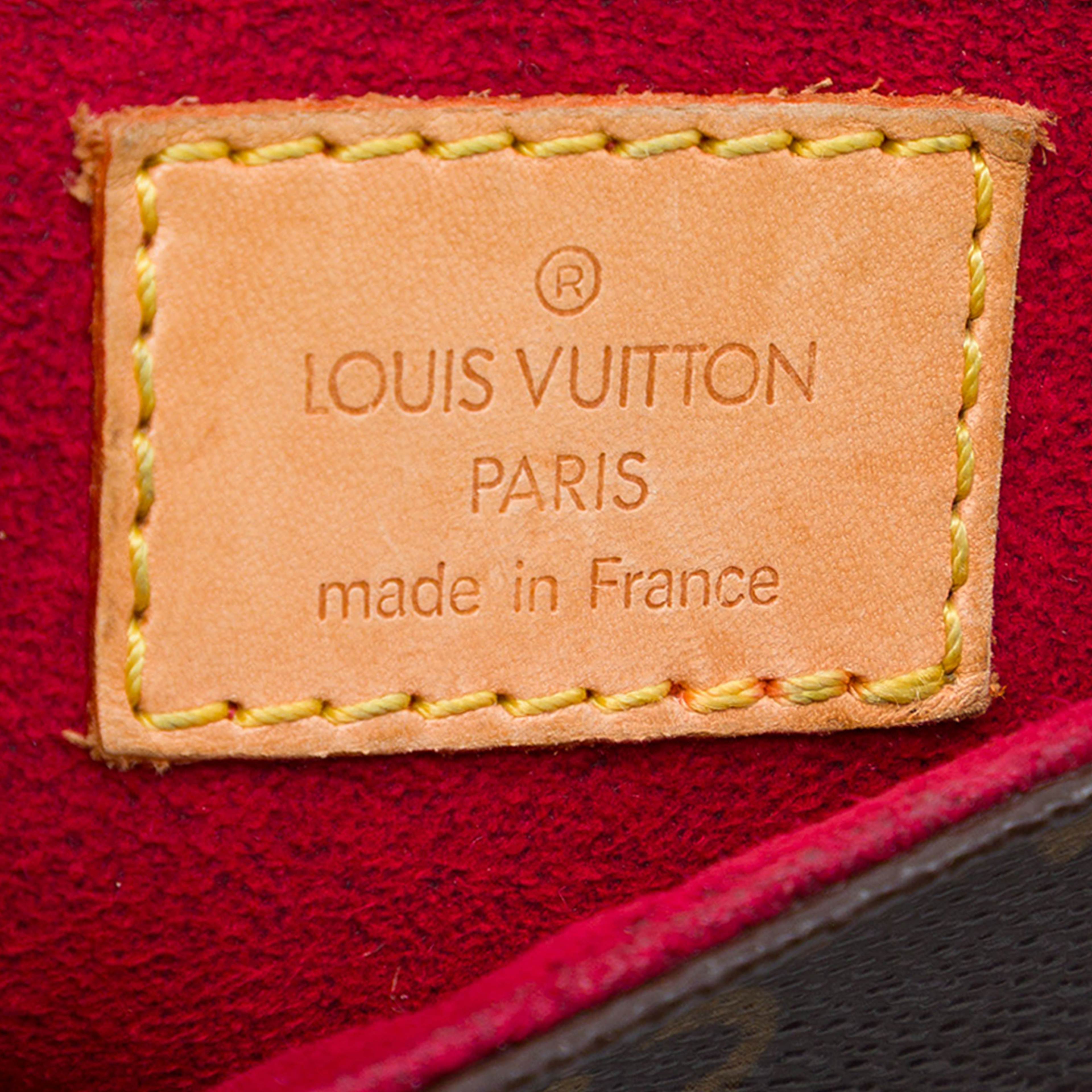 Louis Vuitton Monogram Sac Tambourine, från Luxclusif, i färgen brun. Klicka för att öppna bilden i stort format