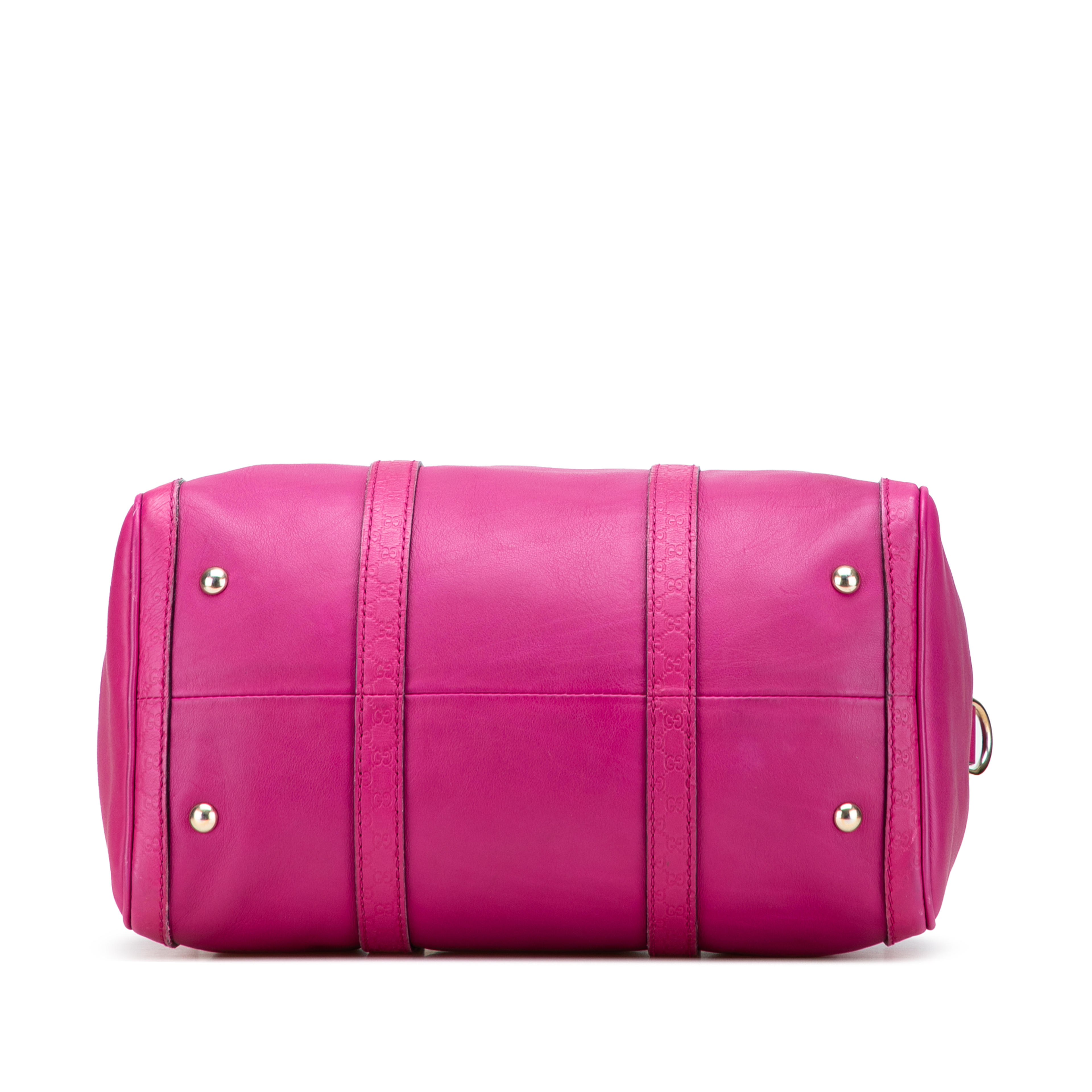Gucci Calfskin Joy Boston Bag, från Luxclusif, i färgen dark pink. Klicka för att öppna bilden i stort format