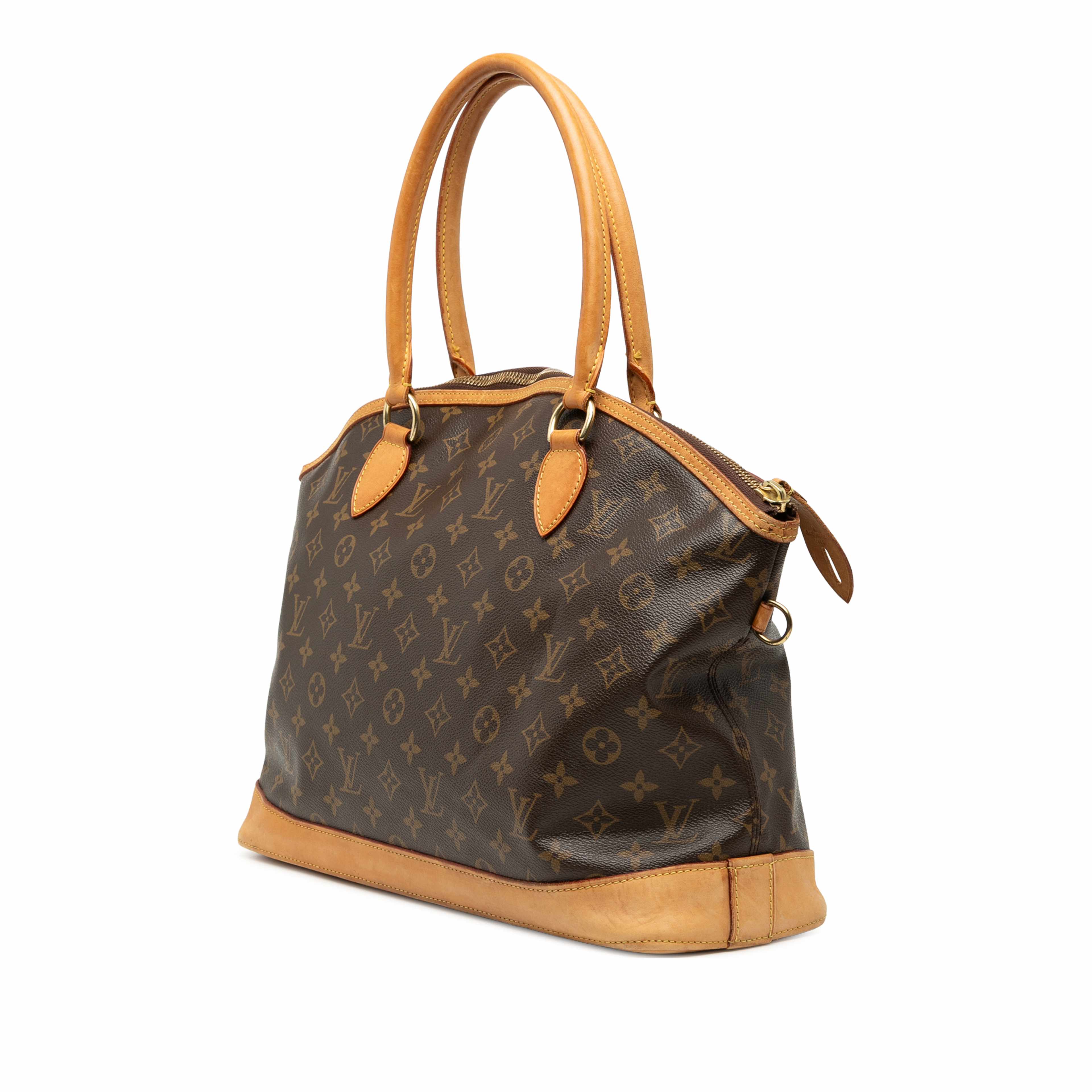 Louis Vuitton Monogram Lockit Horizontal, från Luxclusif, i färgen brun. Klicka för att öppna bilden i stort format