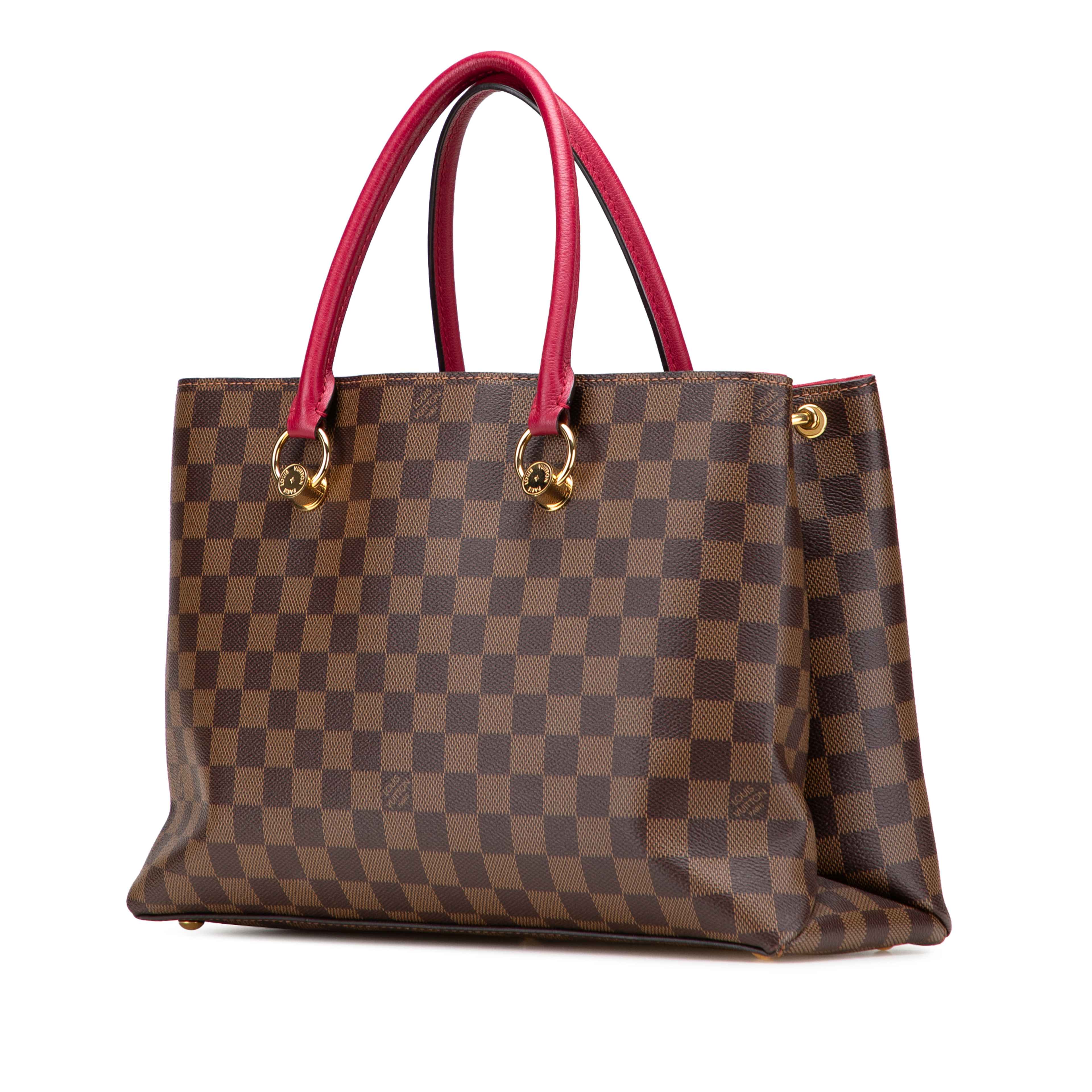 Louis Vuitton Damier Ebene Riverside, från Luxclusif, i färgen brun. Klicka för att öppna bilden i stort format