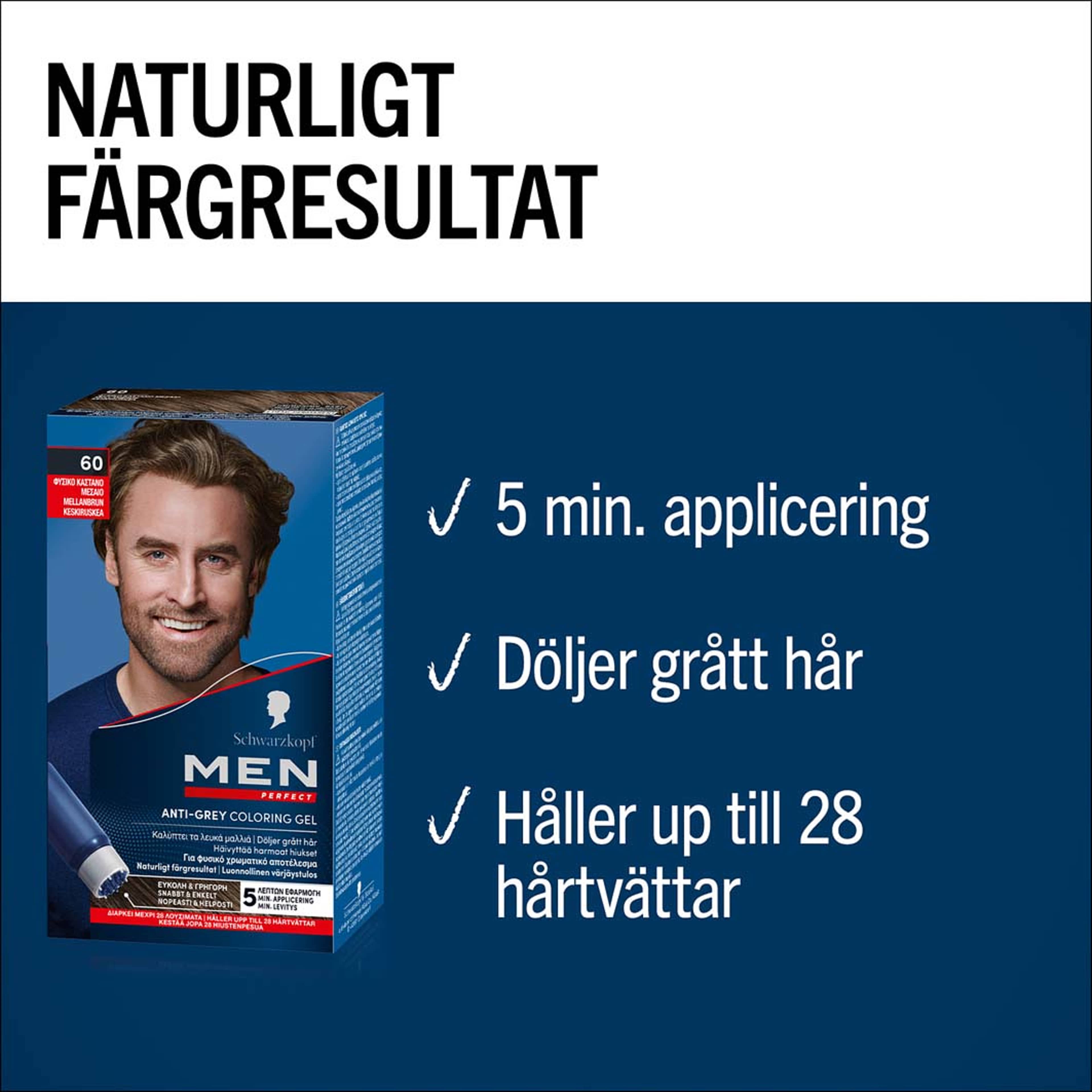 Men Perfect Hårfärg, från Schwarzkopf, i färgen Medium Brown. Klicka för att öppna bilden i stort format