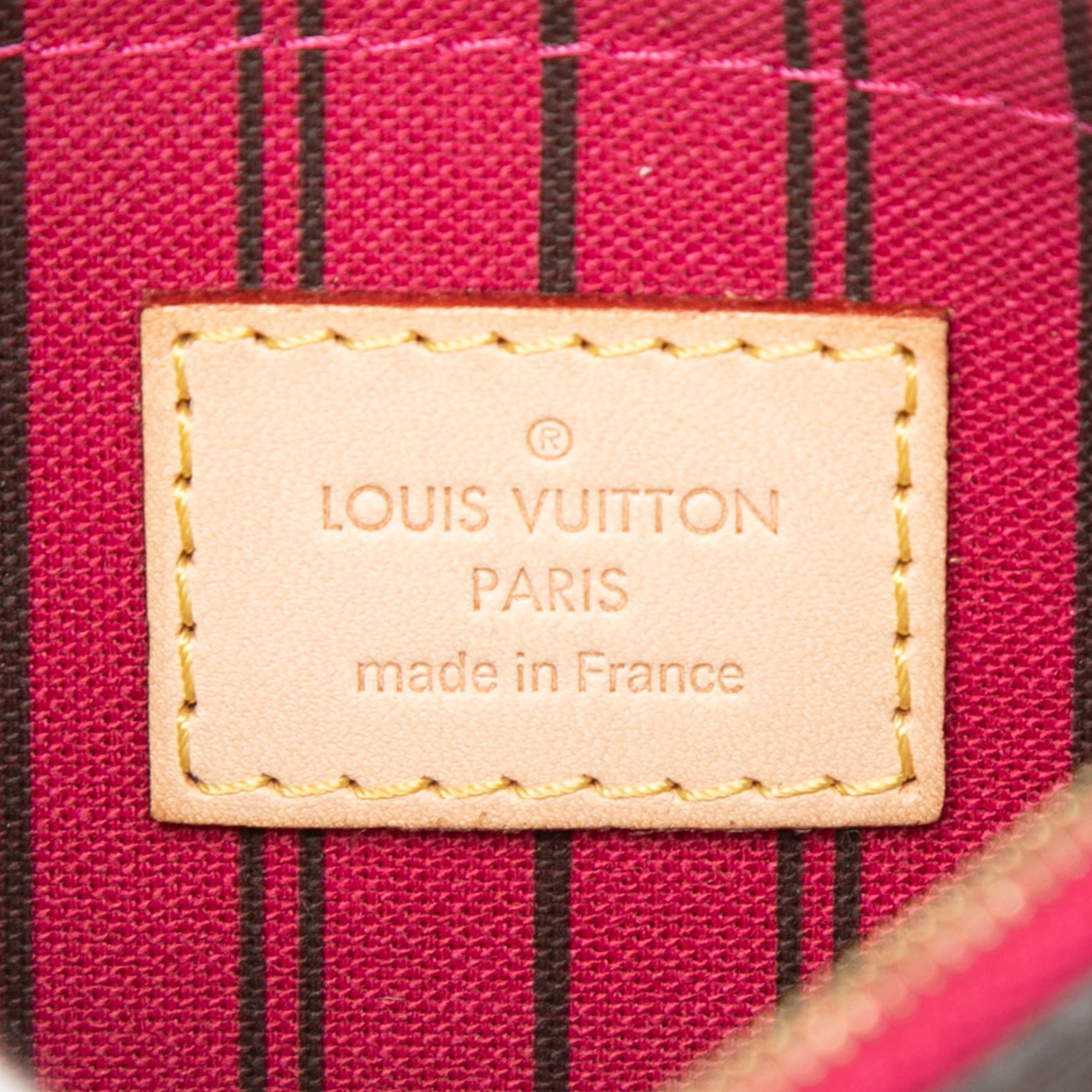 Louis Vuitton Monogram Neverfull Pm Pouch, från Luxclusif, i färgen brown. Klicka för att öppna bilden i stort format