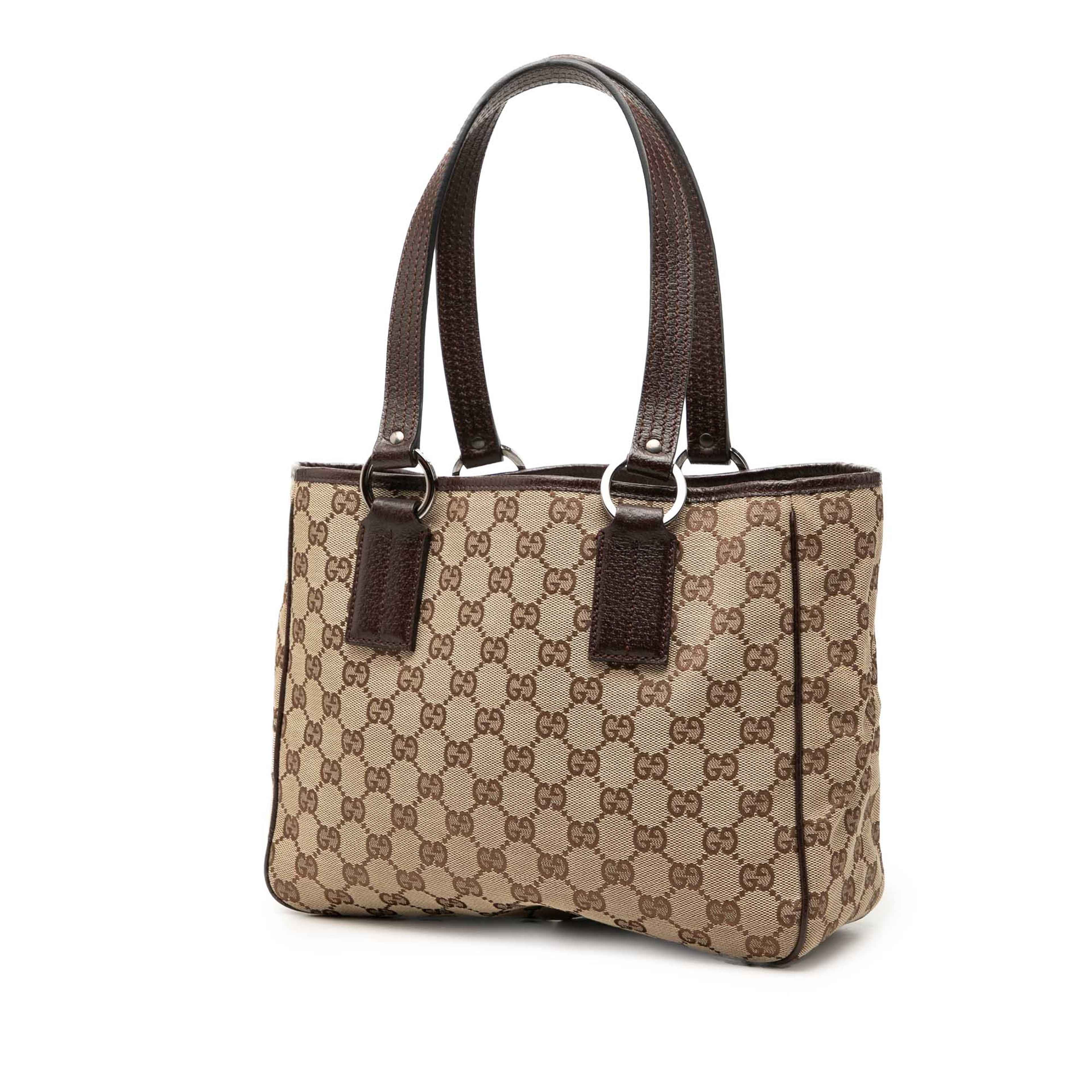 Gucci Gg Canvas Tote, från Luxclusif, i färgen beige. Klicka för att öppna bilden i stort format