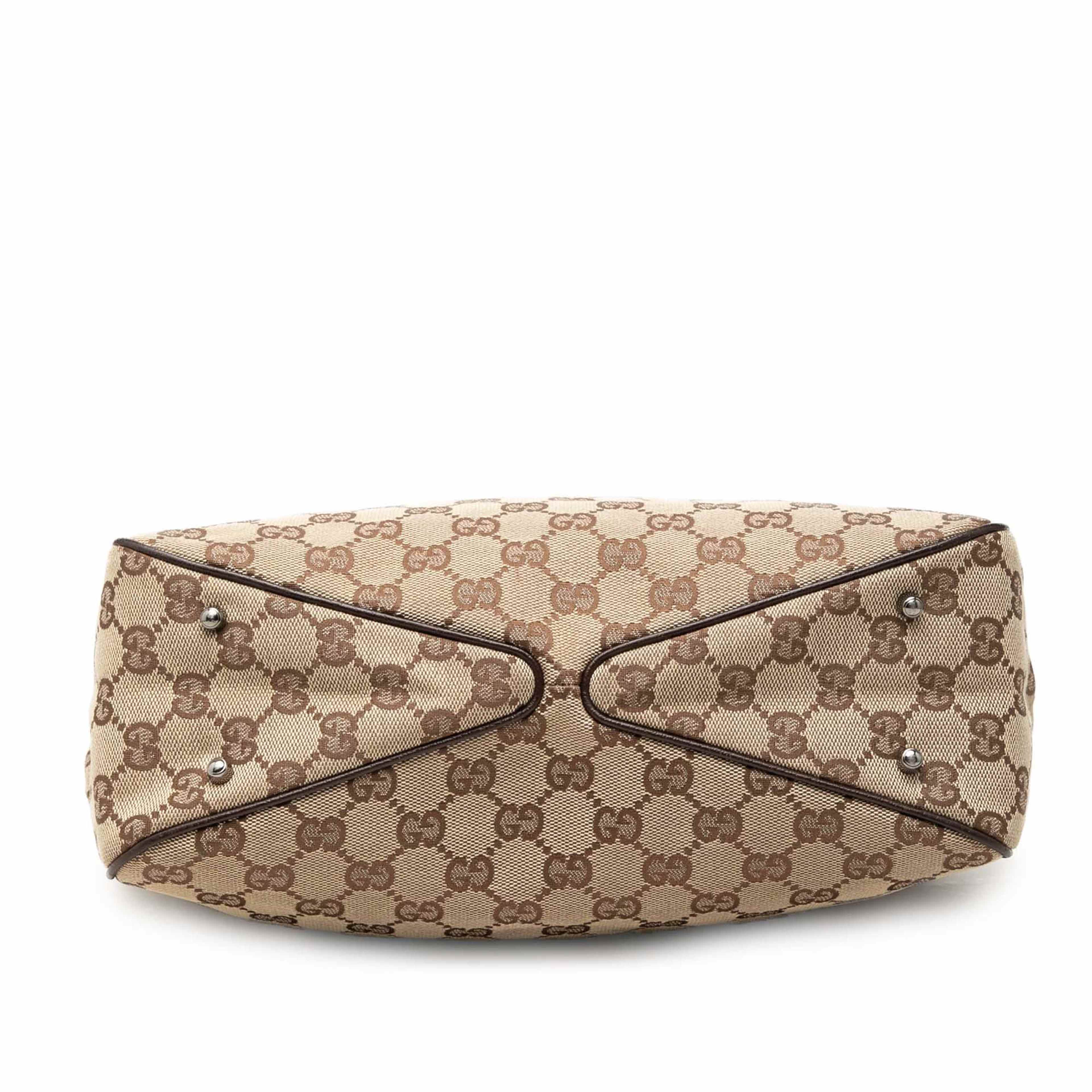 Gucci Gg Canvas Tote, från Luxclusif, i färgen beige. Klicka för att öppna bilden i stort format