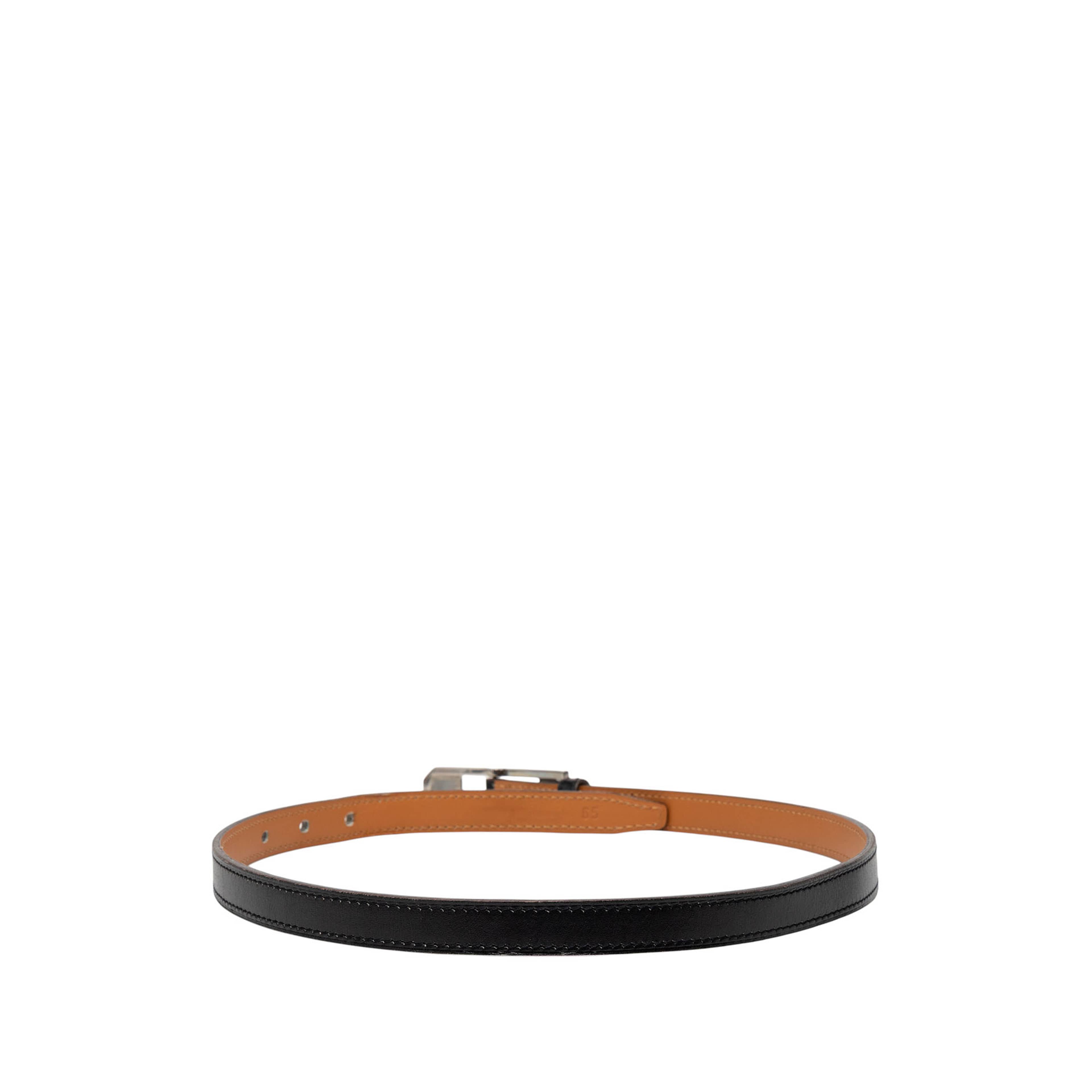 Hermès Box Calf Kelly Ardillon Belt, från Luxclusif, i färgen svart. Klicka för att öppna bilden i stort format
