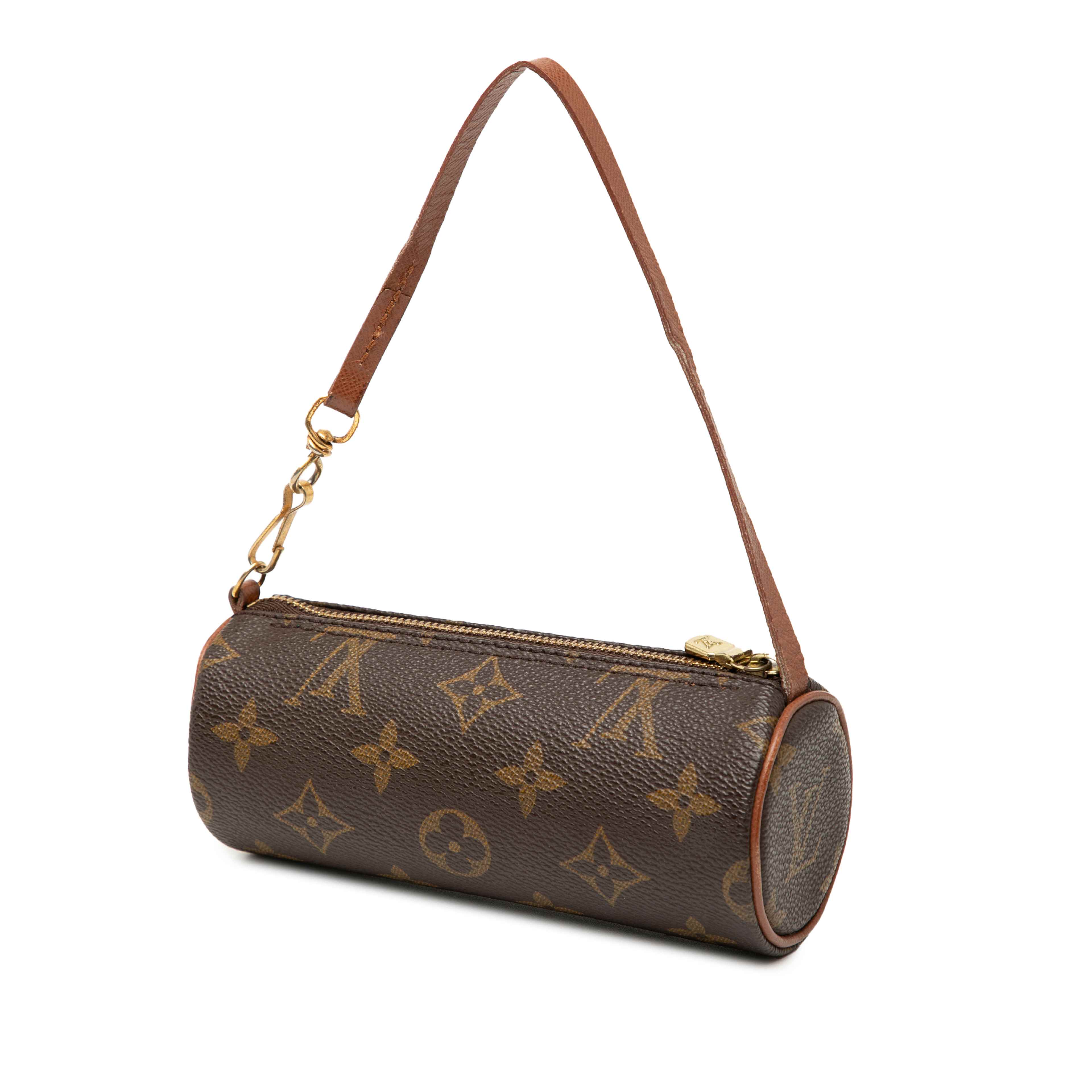 Louis Vuitton Monogram Papillon Pochette, från Luxclusif, i färgen brown. Klicka för att öppna bilden i stort format