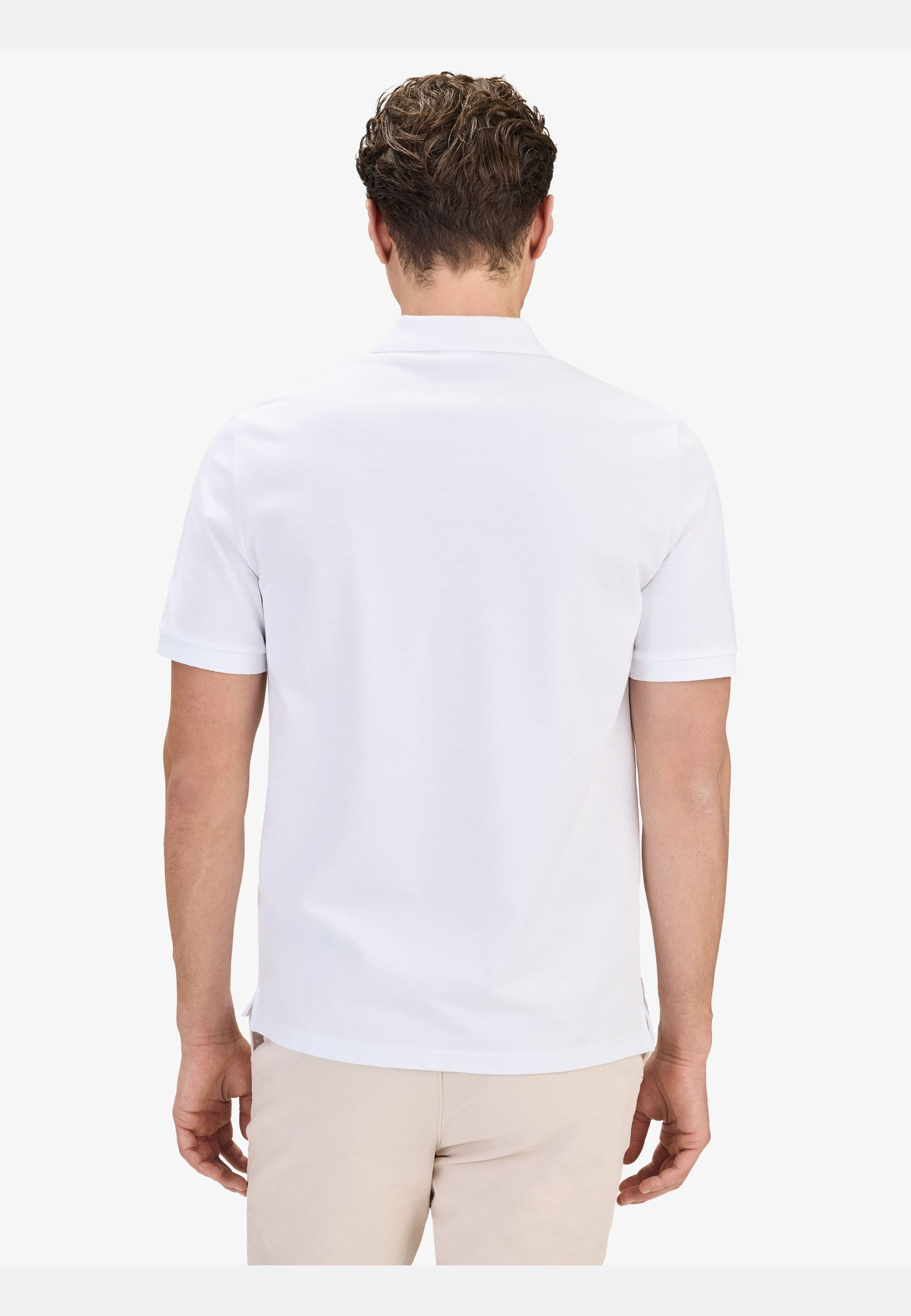 Cotton S/s Jersey Polo Piké (ola), från John Henric, i färgen white. Klicka för att öppna bilden i stort format