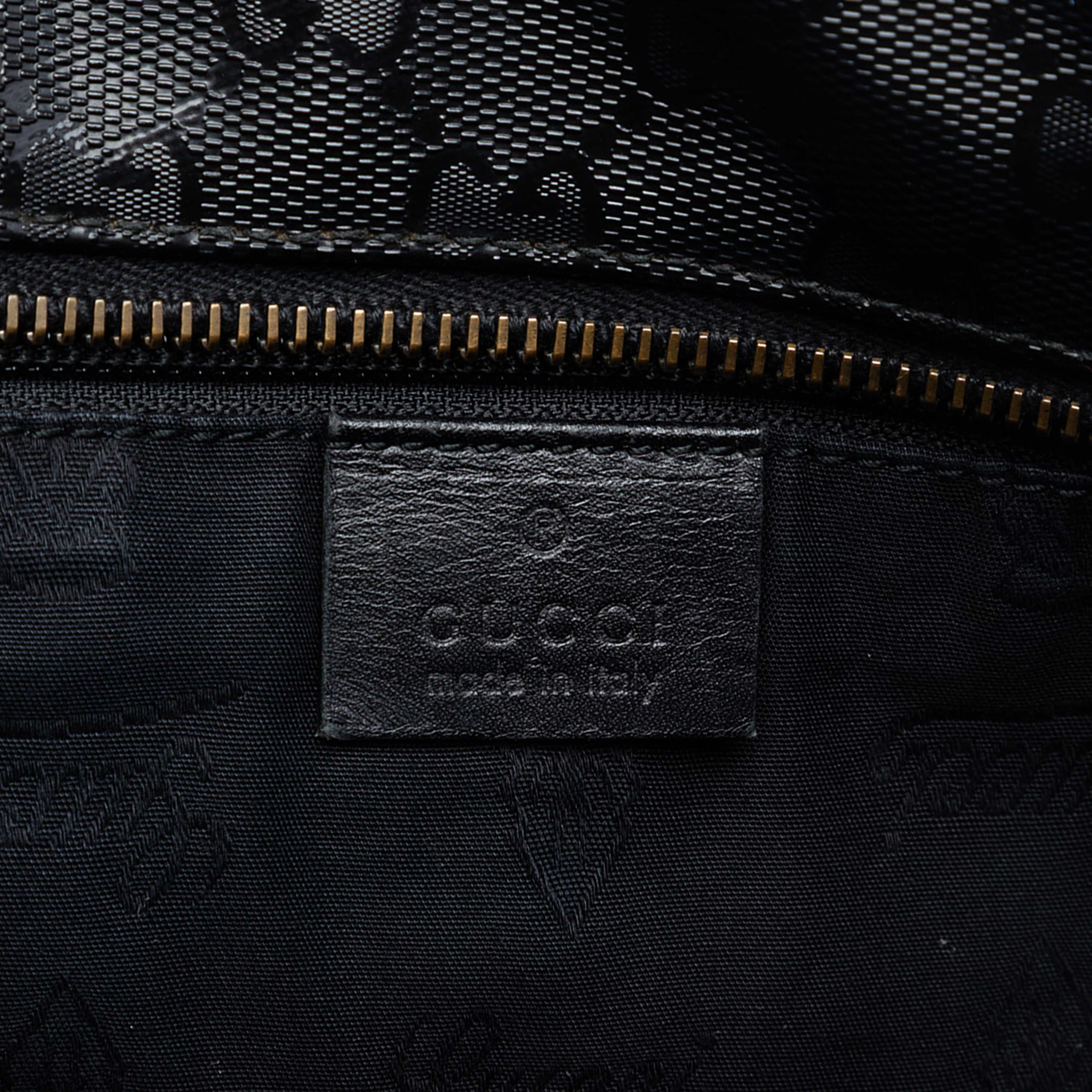 Gucci Medium Gg Imprime Tote, från Luxclusif, i färgen black. Klicka för att öppna bilden i stort format