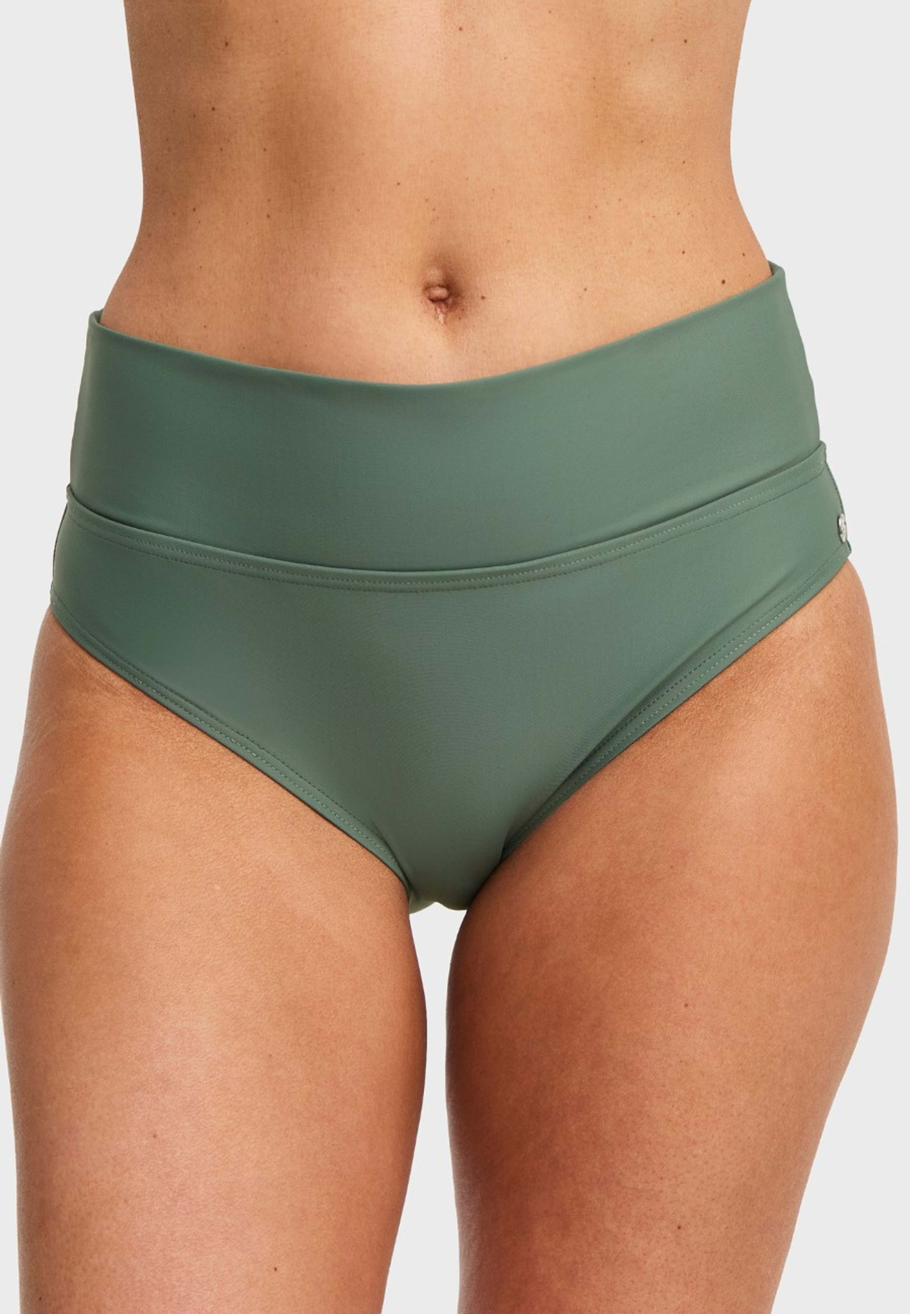 Sicily Excellent Vikbar Bikinitrosa, från Swegmark, i färgen olive green. Klicka för att öppna bilden i stort format