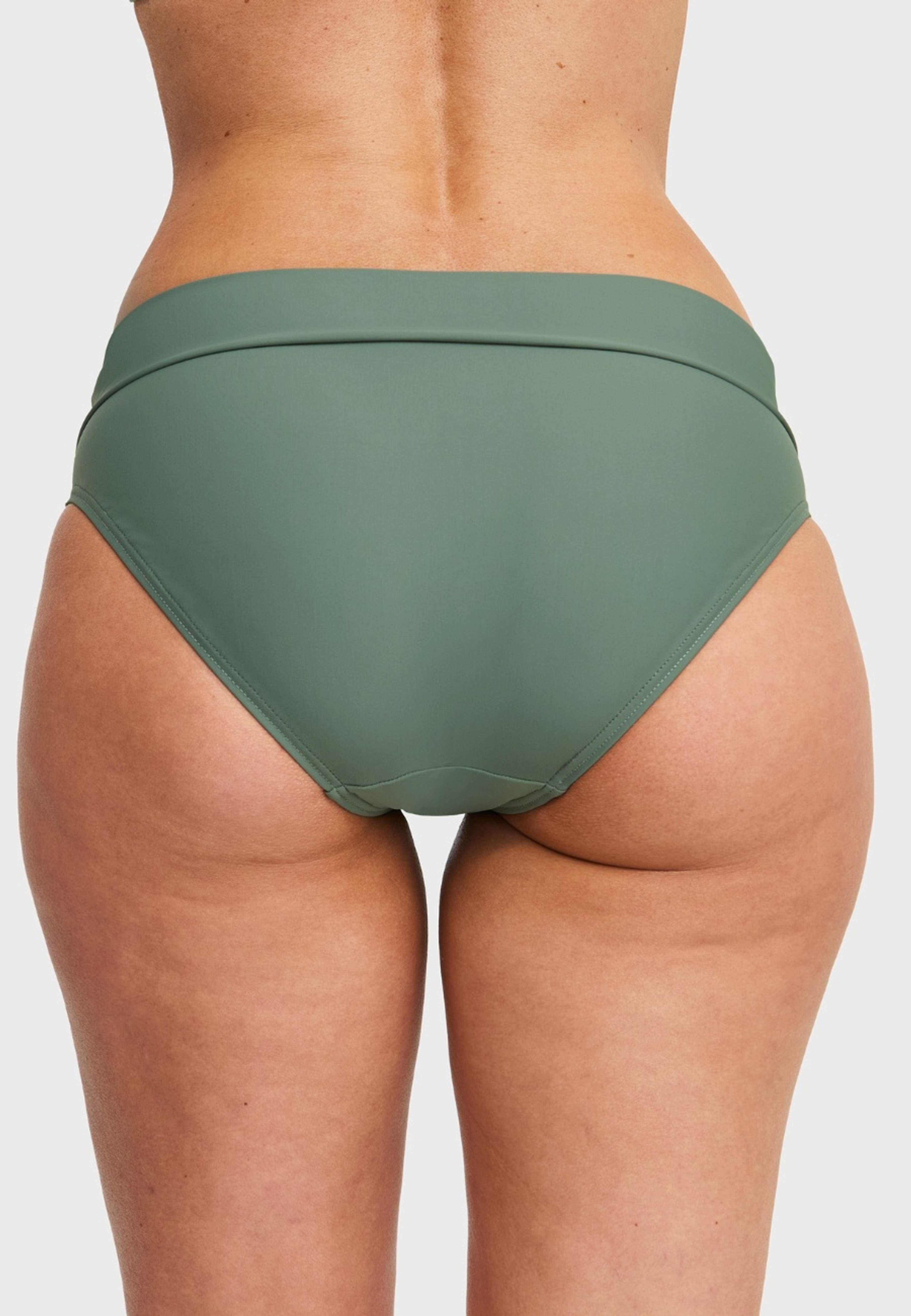 Sicily Excellent Vikbar Bikinitrosa, från Swegmark, i färgen olive green. Klicka för att öppna bilden i stort format