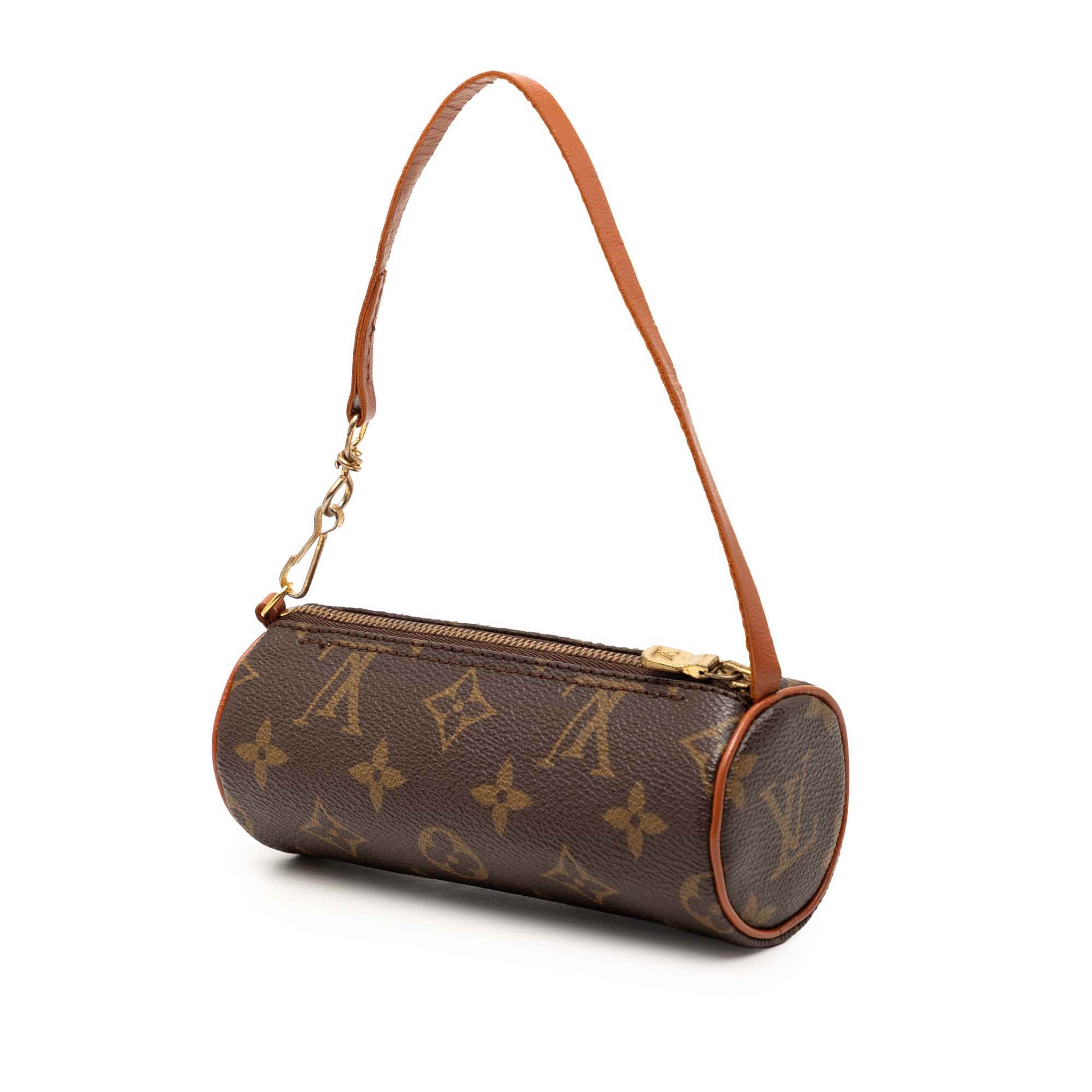 Louis Vuitton Monogram Papillon Pochette, från Luxclusif, i färgen brown. Klicka för att öppna bilden i stort format