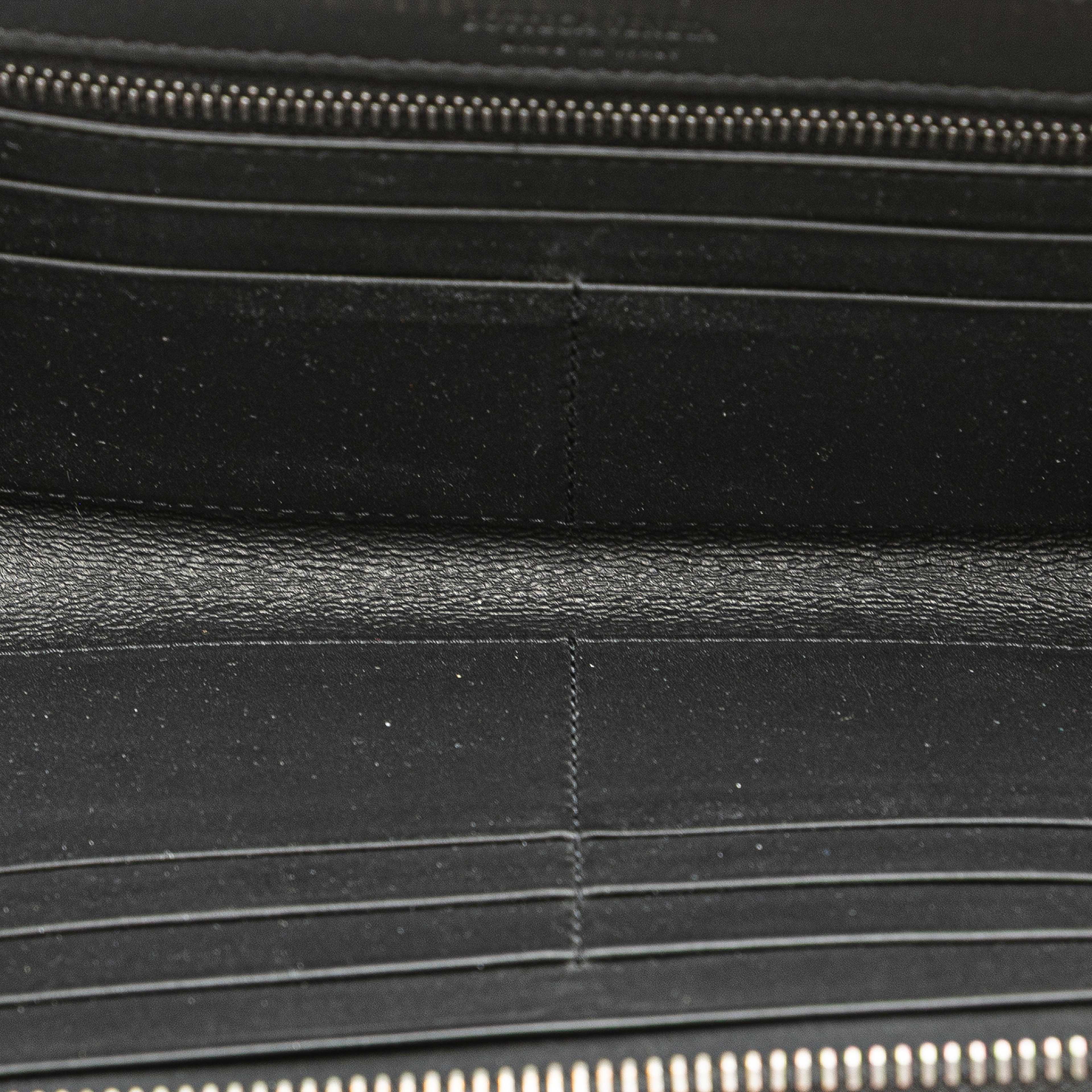 Bottega Veneta Nappa Intrecciato Zip Around Long Wallet
