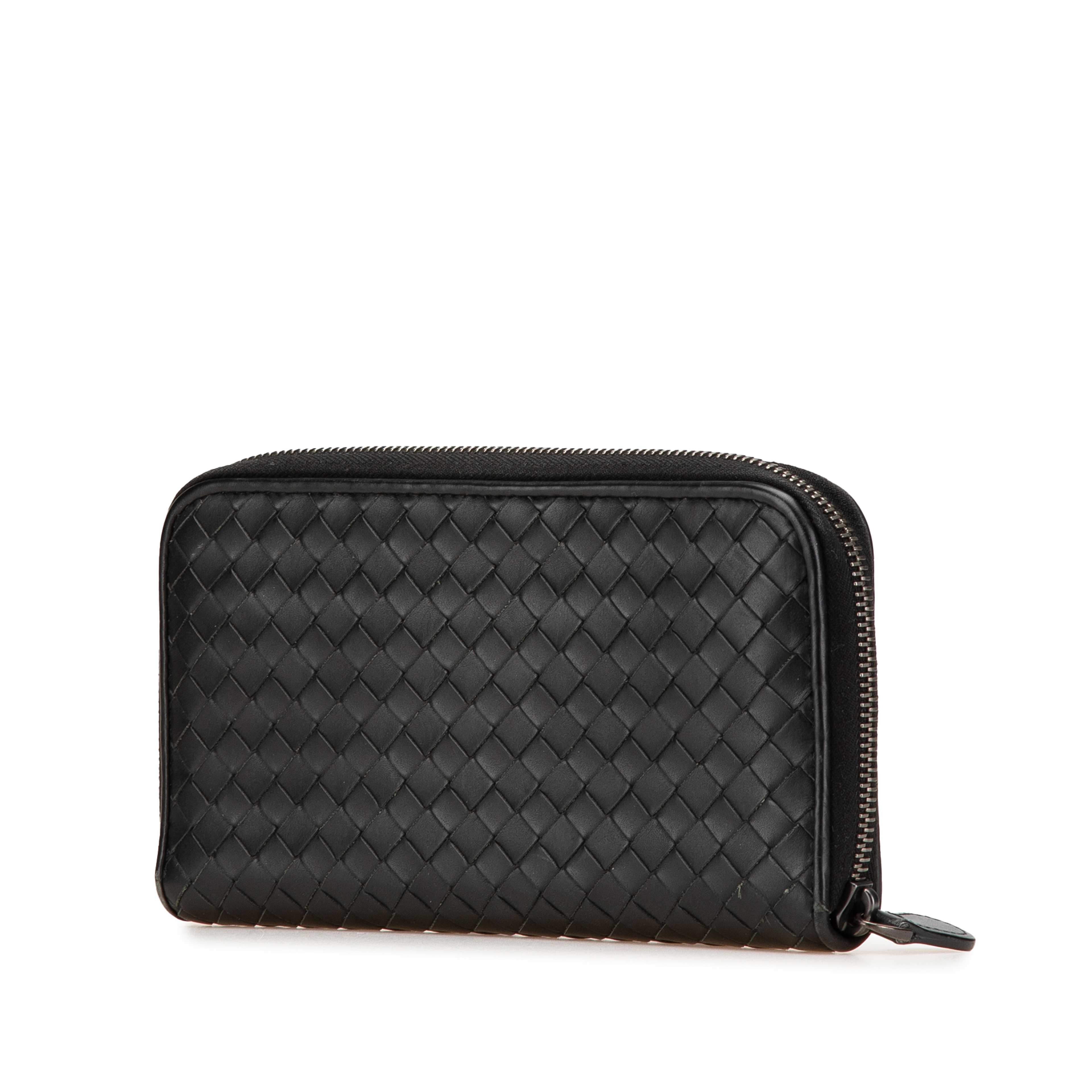 Bottega Veneta Nappa Intrecciato Zip Around Long Wallet