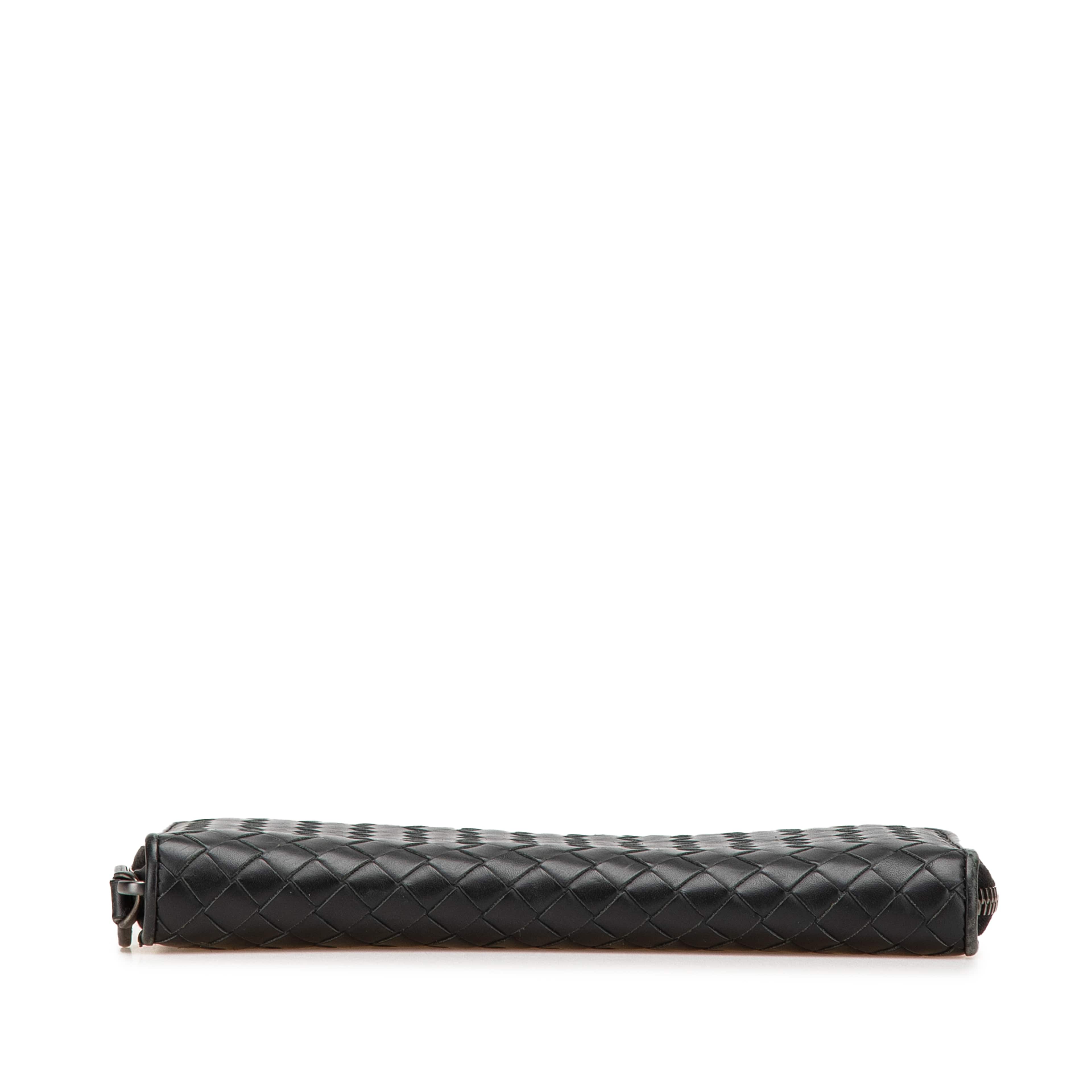 Bottega Veneta Nappa Intrecciato Zip Around Long Wallet