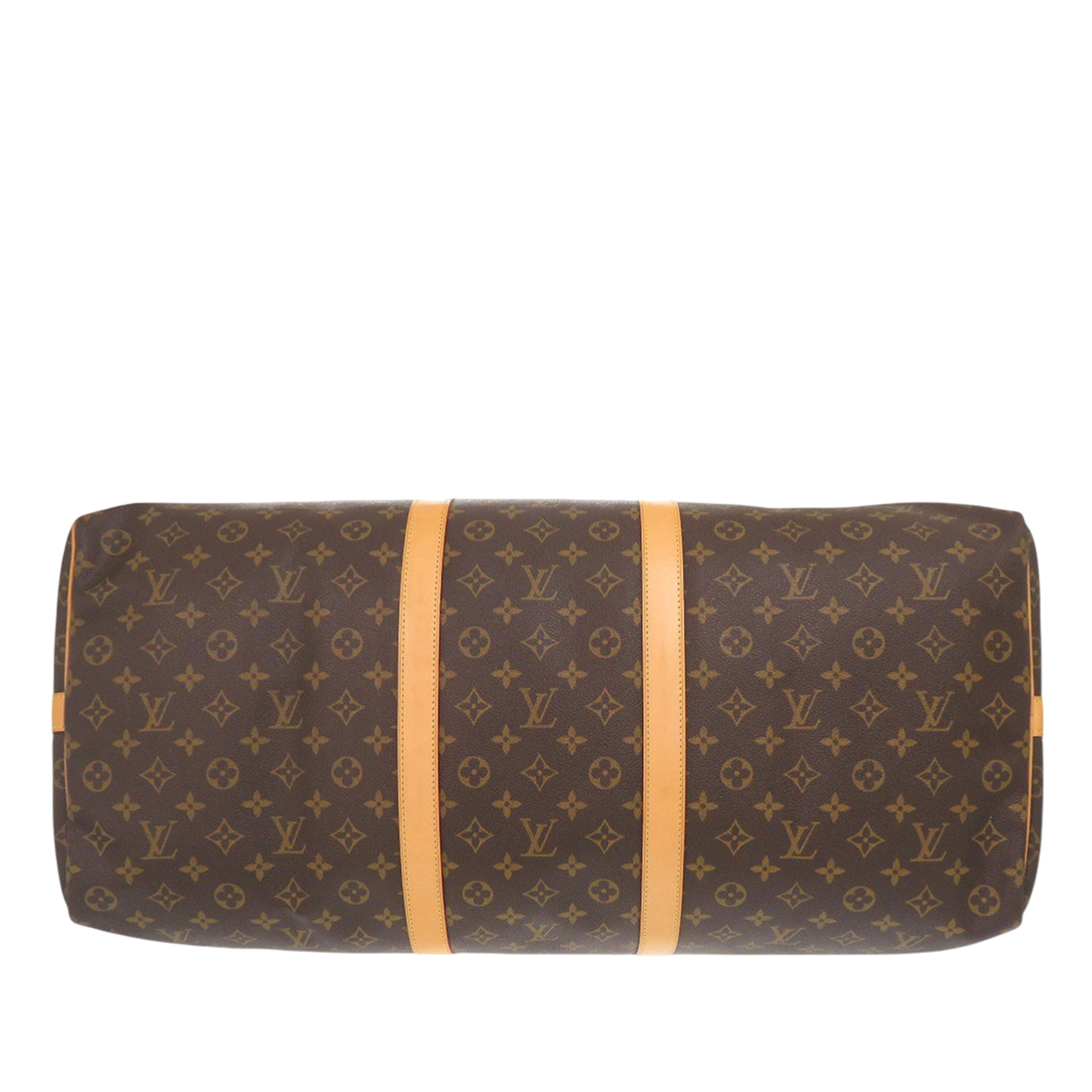 Louis Vuitton Monogram Keepall Bandouliere 60, från Luxclusif, i färgen brown. Klicka för att öppna bilden i stort format