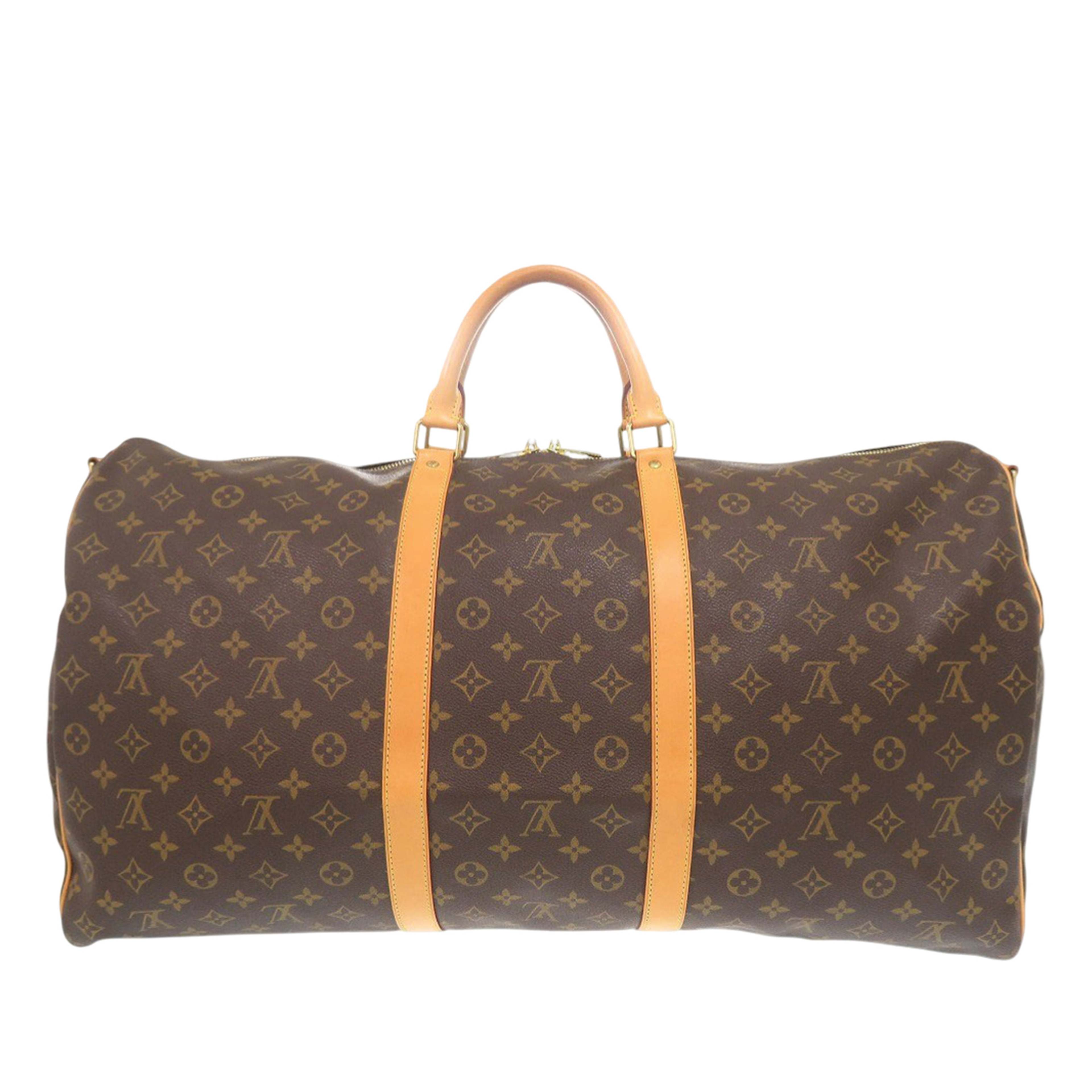 Louis Vuitton Monogram Keepall Bandouliere 60, från Luxclusif, i färgen brown. Klicka för att öppna bilden i stort format