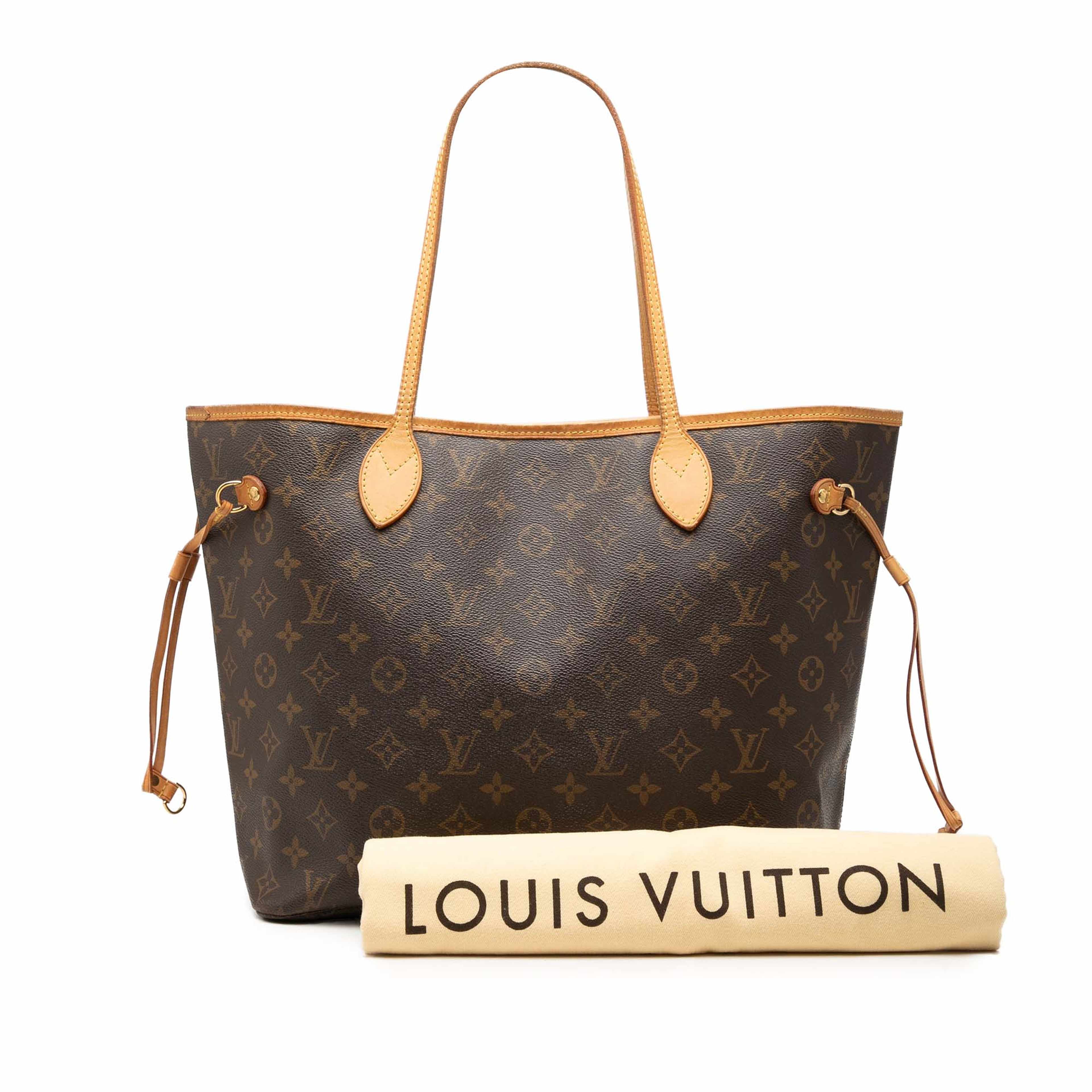 Louis Vuitton Monogram Neverfull Mm, från Luxclusif, i färgen brun. Klicka för att öppna bilden i stort format
