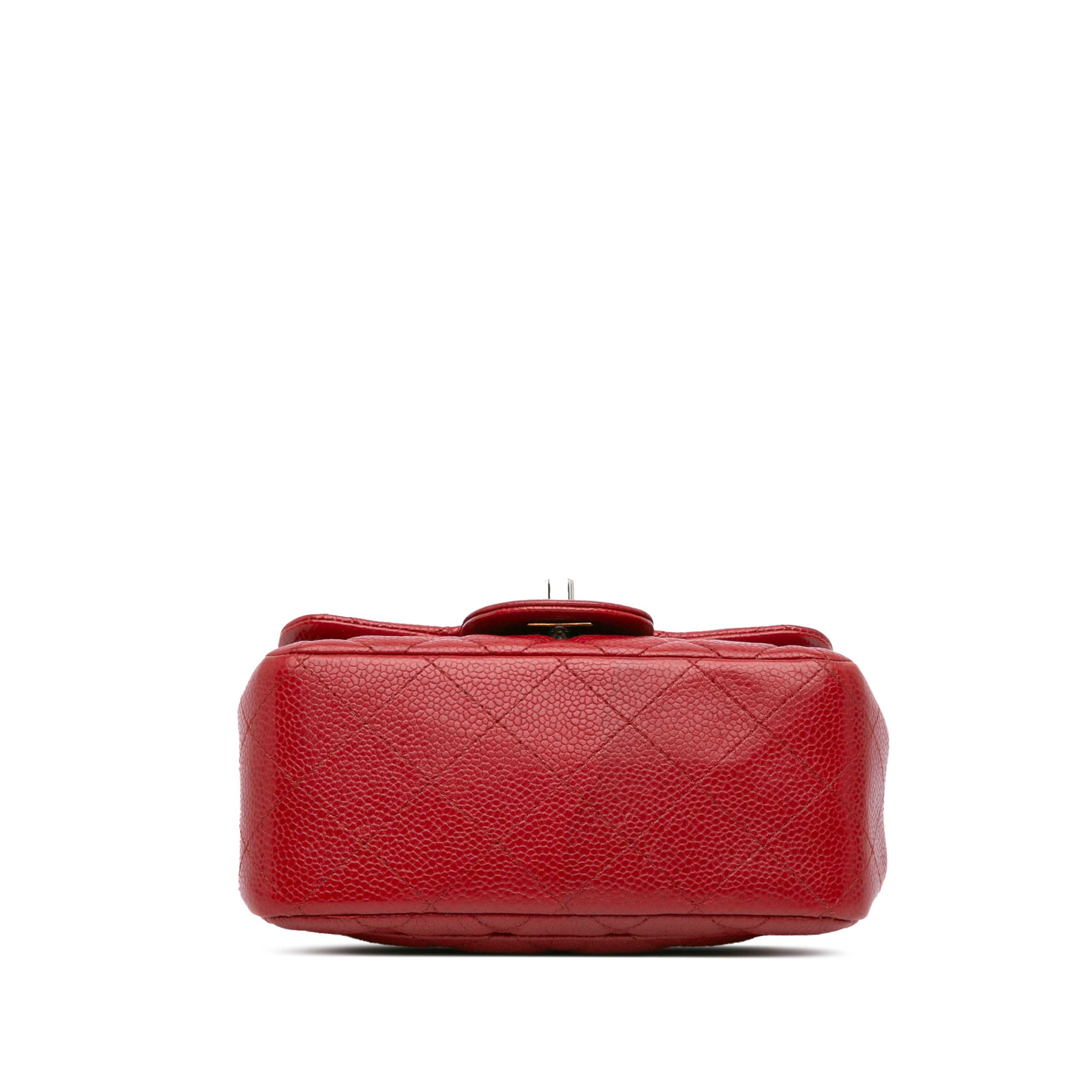 Chanel Mini Square Classic Caviar Single Flap
