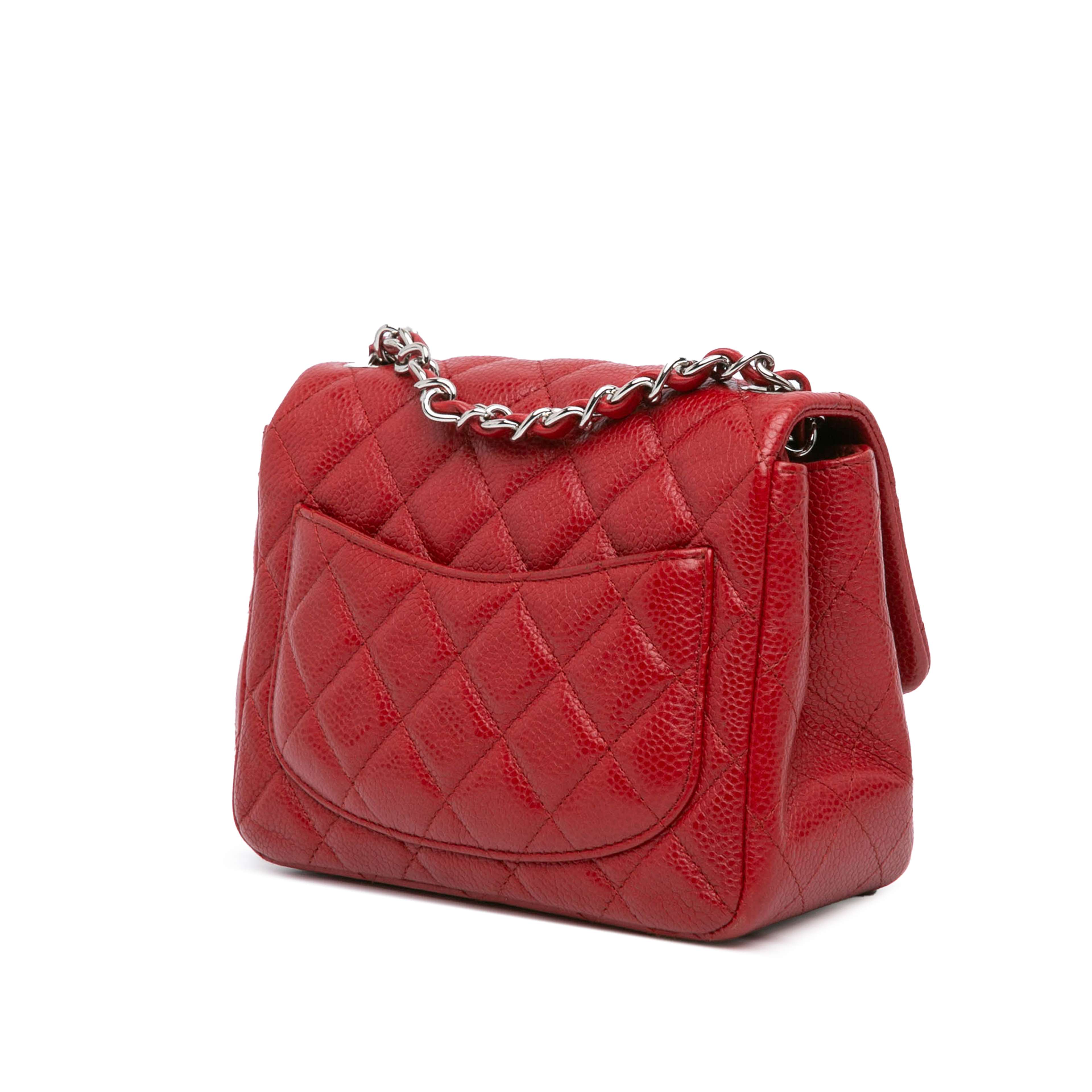 Chanel Mini Square Classic Caviar Single Flap