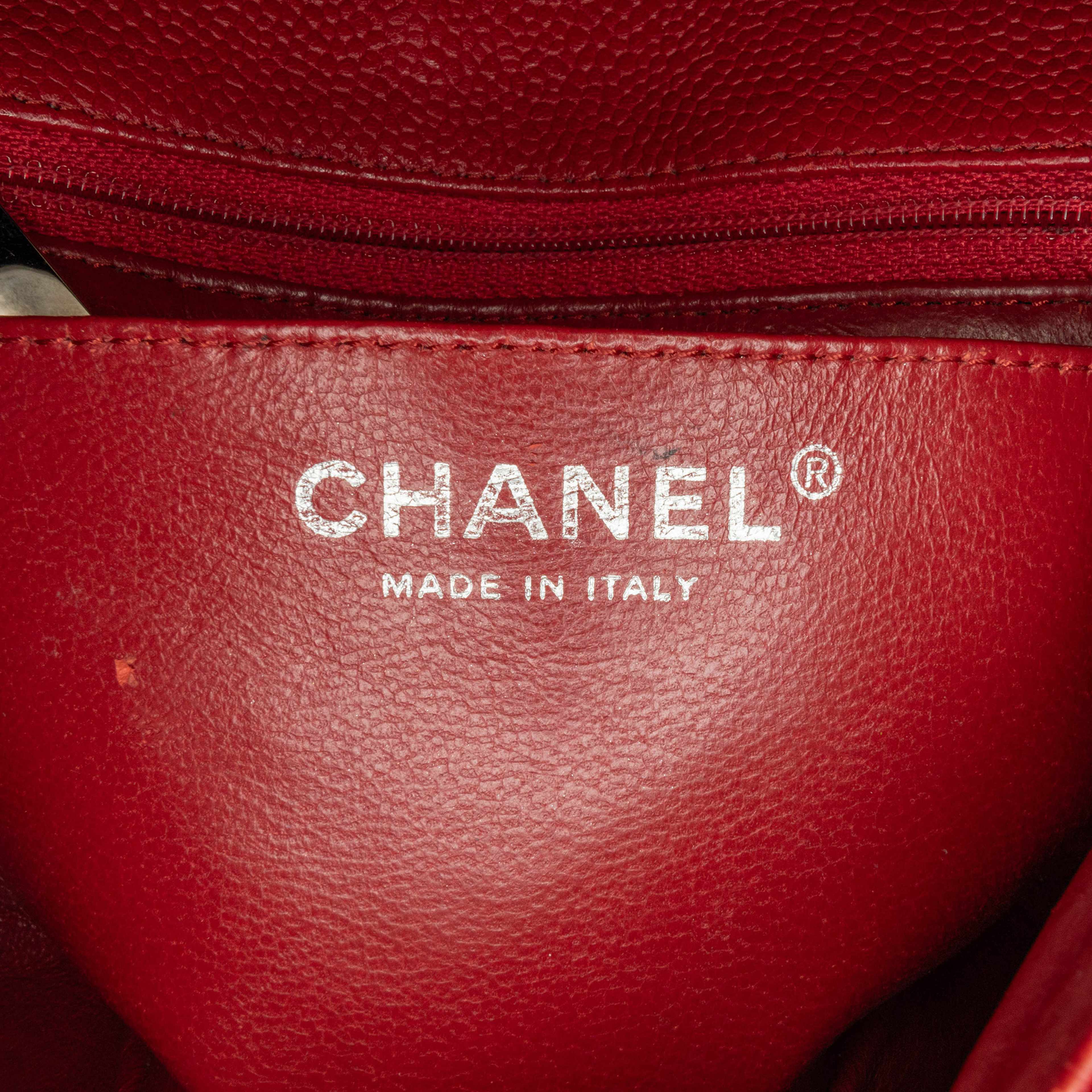 Chanel Mini Square Classic Caviar Single Flap