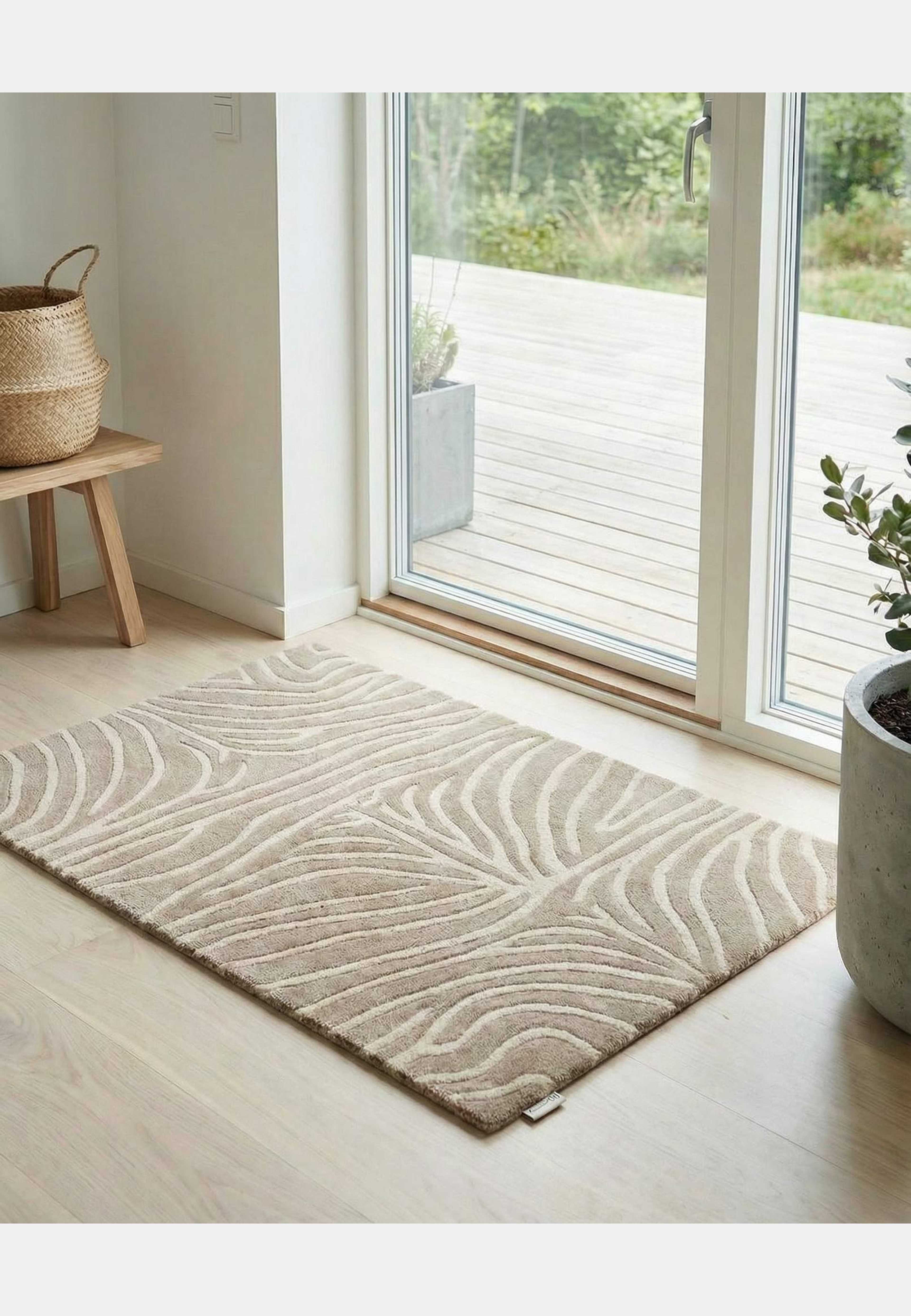 Dörrmatta Zebra, från Classic Collection, i färgen beige. Klicka för att öppna bilden i stort format