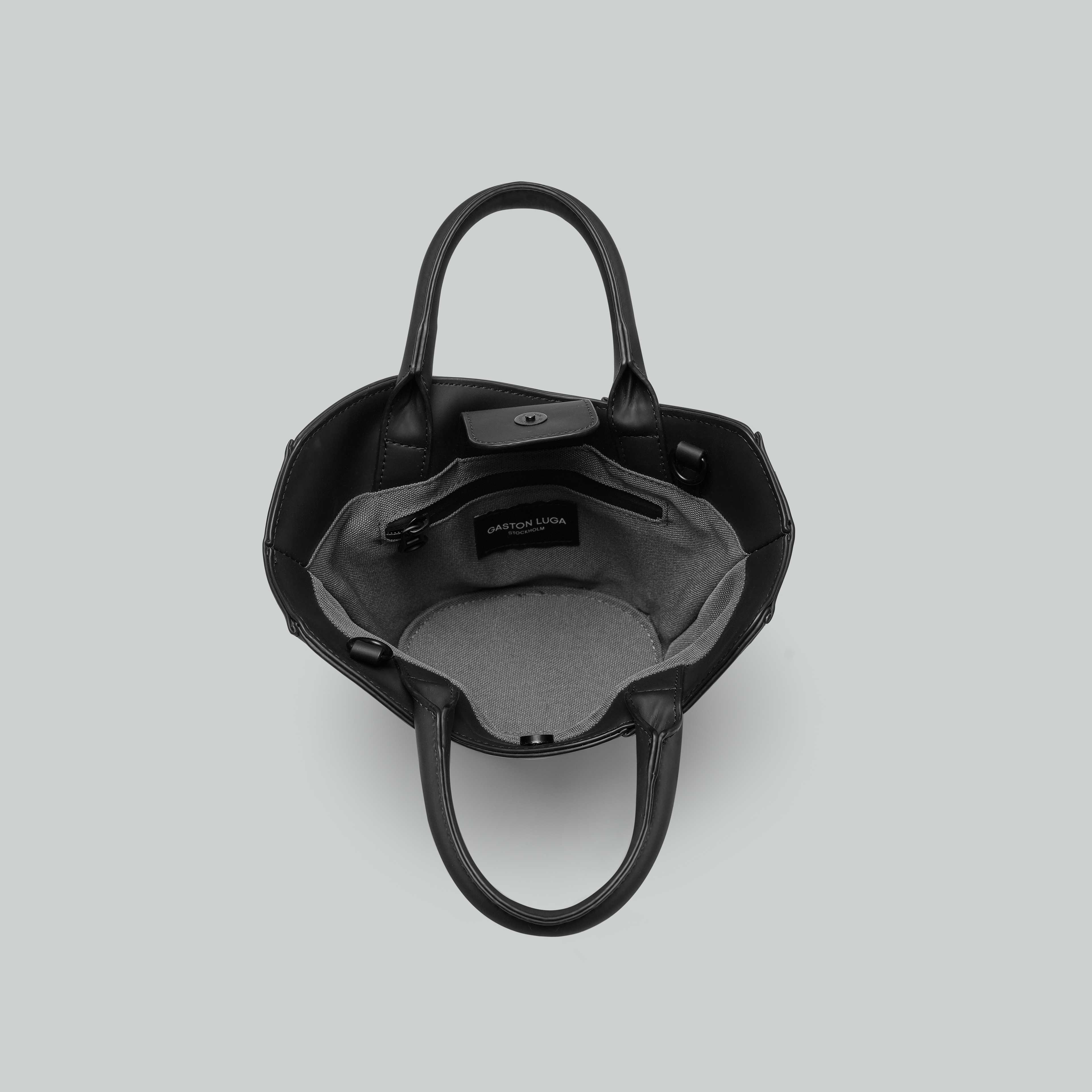 Josefine Mini Tote, från Gaston Luga, i färgen black.