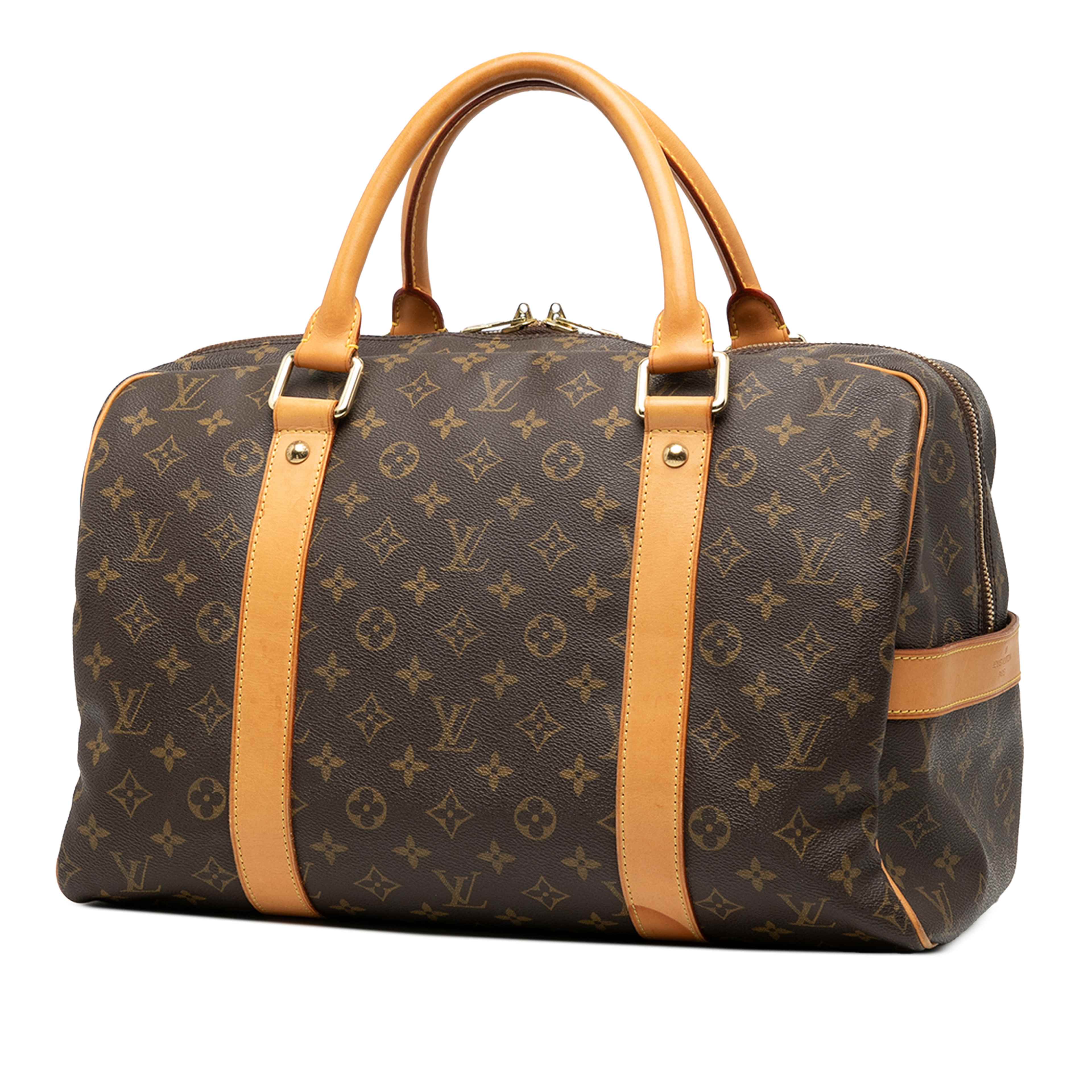 Louis Vuitton Monogram Carryall, från Luxclusif, i färgen brown. Klicka för att öppna bilden i stort format