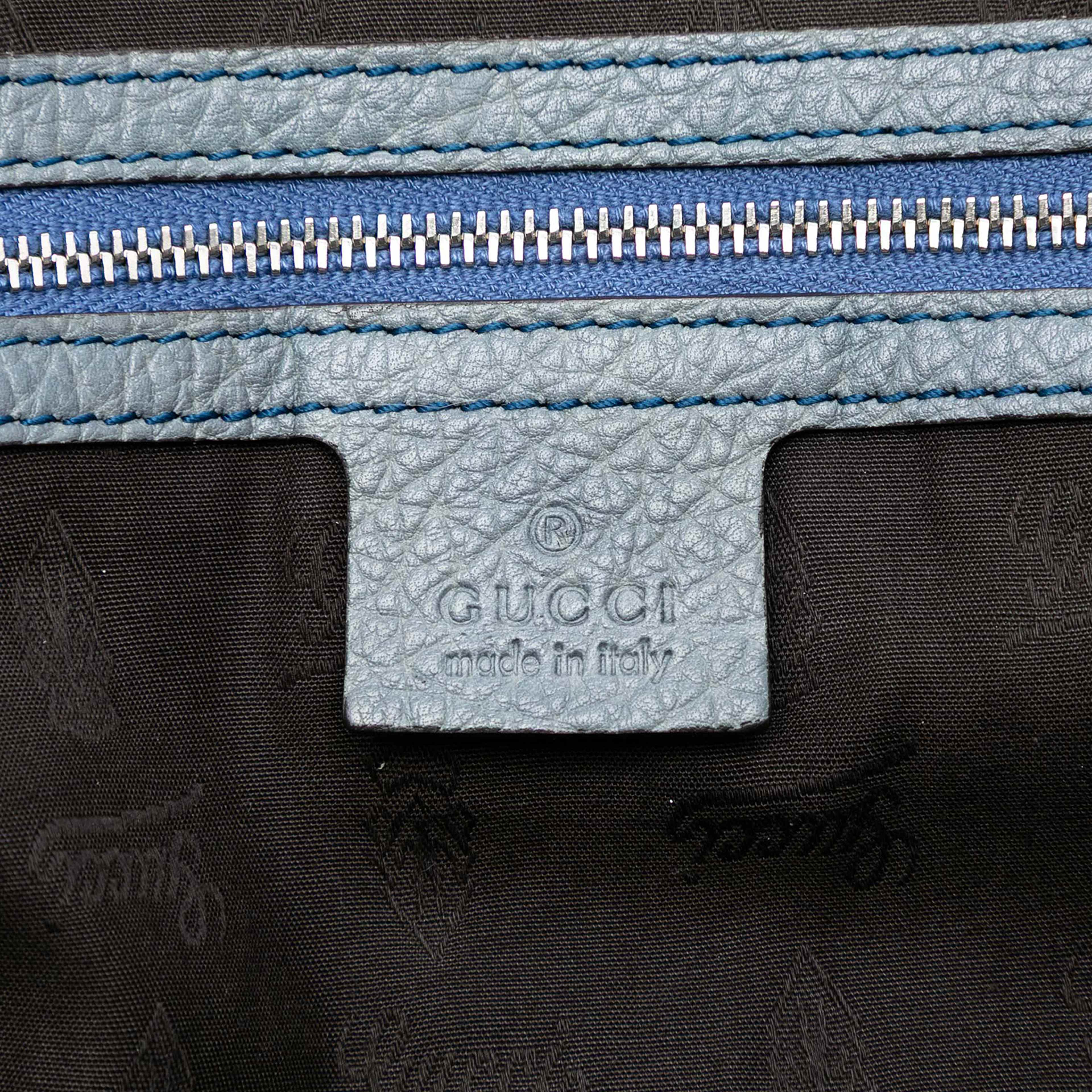 Gucci Medium Gg Canvas Bamboo Libeccio Tote, från Luxclusif, i färgen beige. Klicka för att öppna bilden i stort format