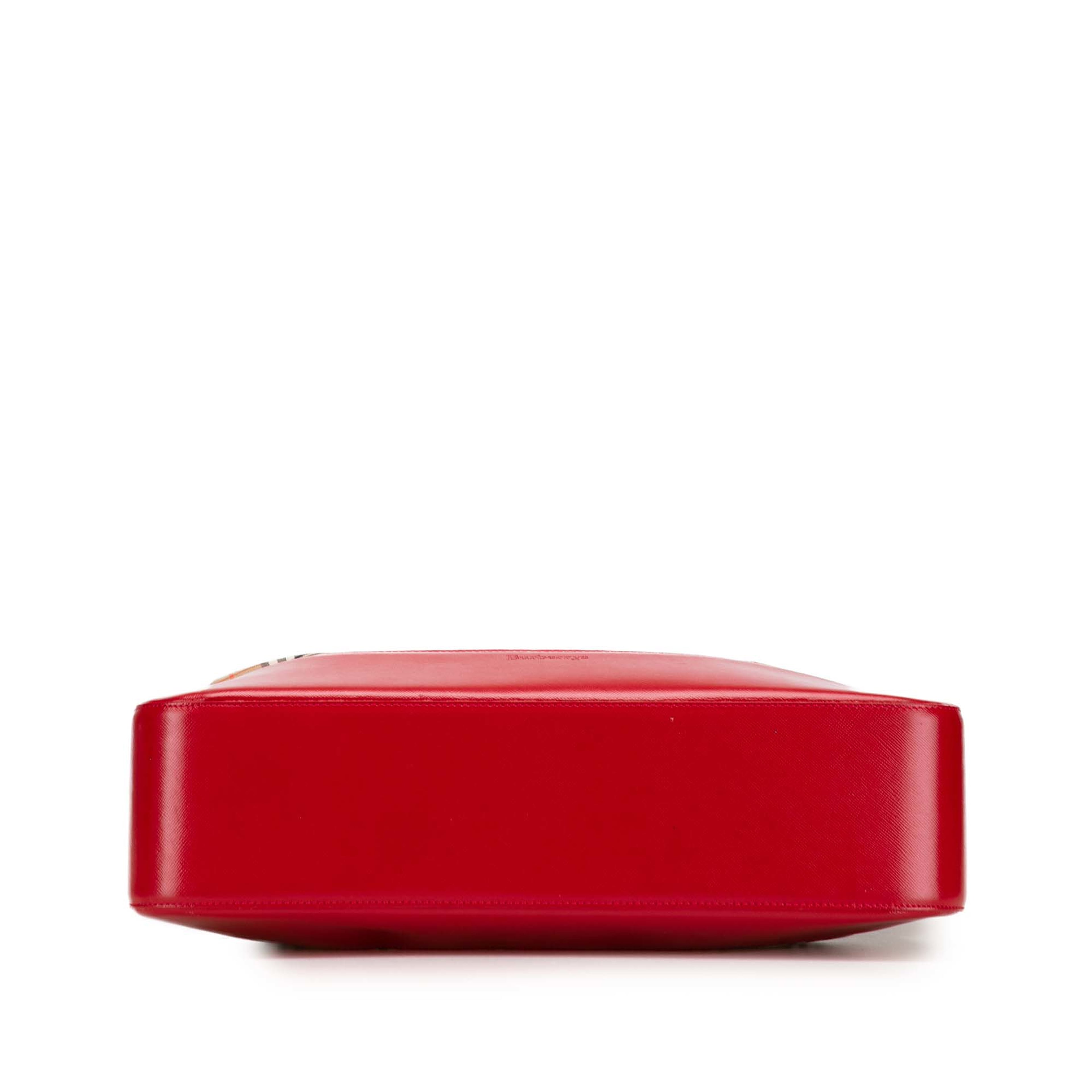 Burberry Haymarket Check Canvas Tote, från Luxclusif, i färgen beige. Klicka för att öppna bilden i stort format