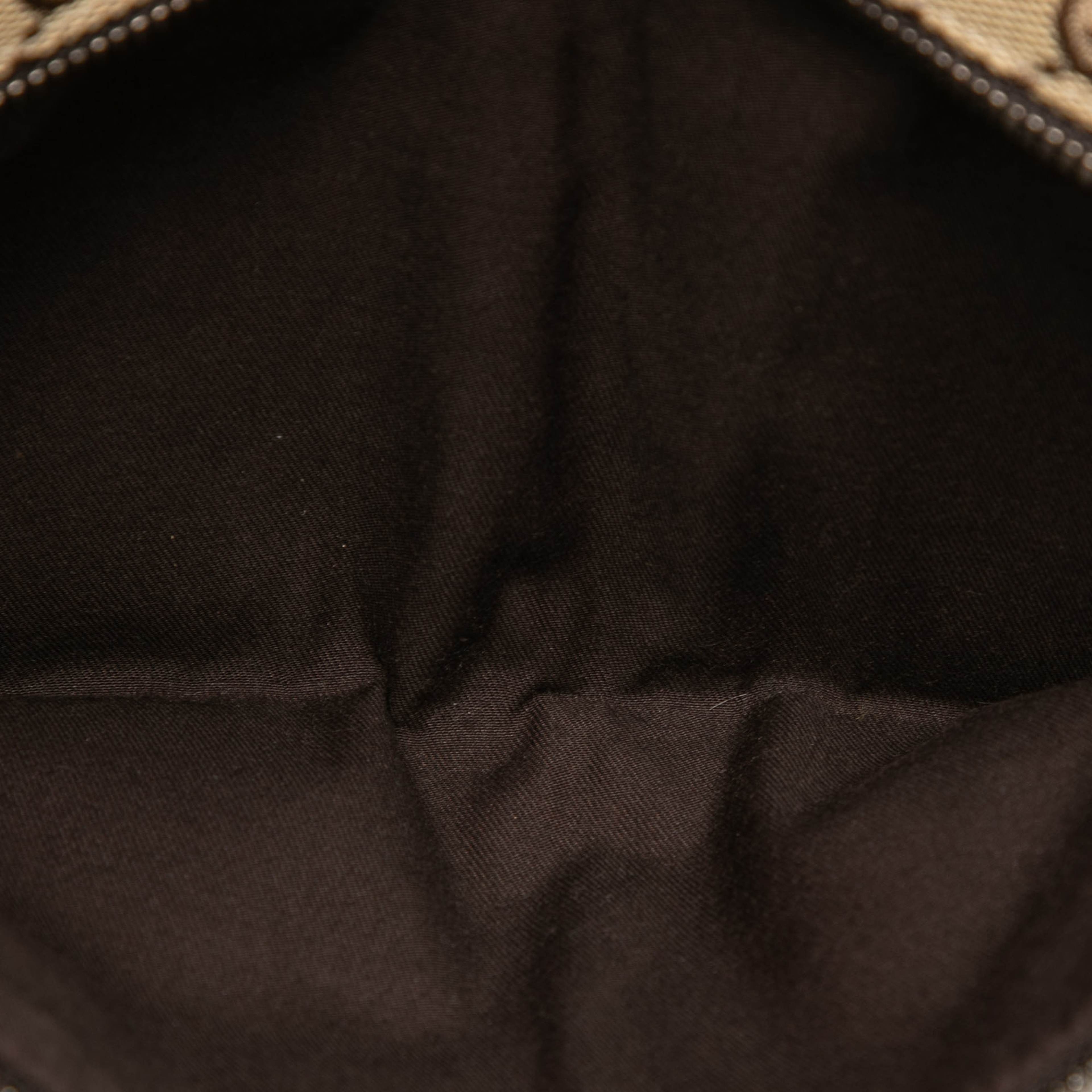 Gucci Gg Canvas Web Double Pocket Belt Bag, från Luxclusif, i färgen beige. Klicka för att öppna bilden i stort format