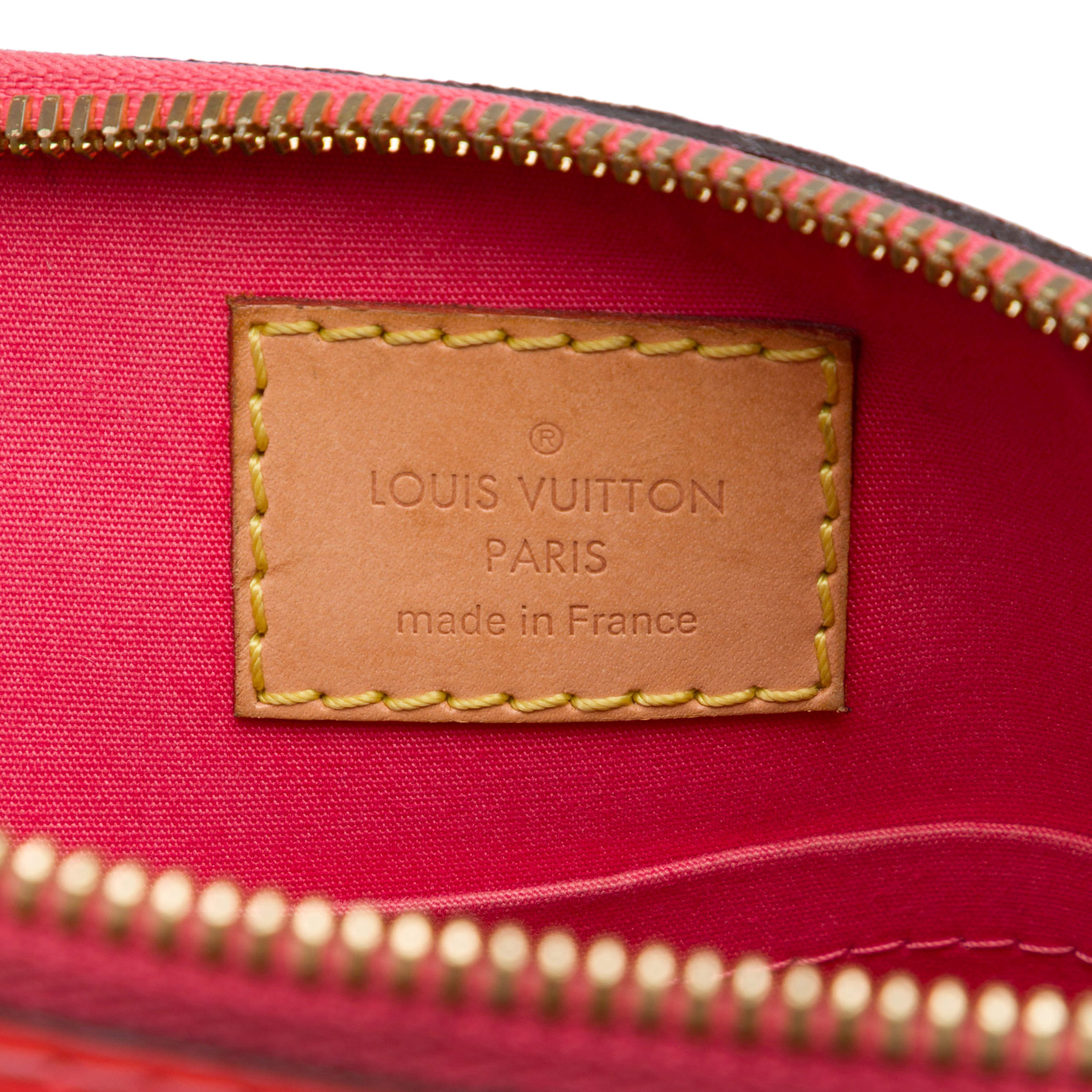 Louis Vuitton Monogram Vernis Alma Bb, från Luxclusif, i färgen rosa. Klicka för att öppna bilden i stort format