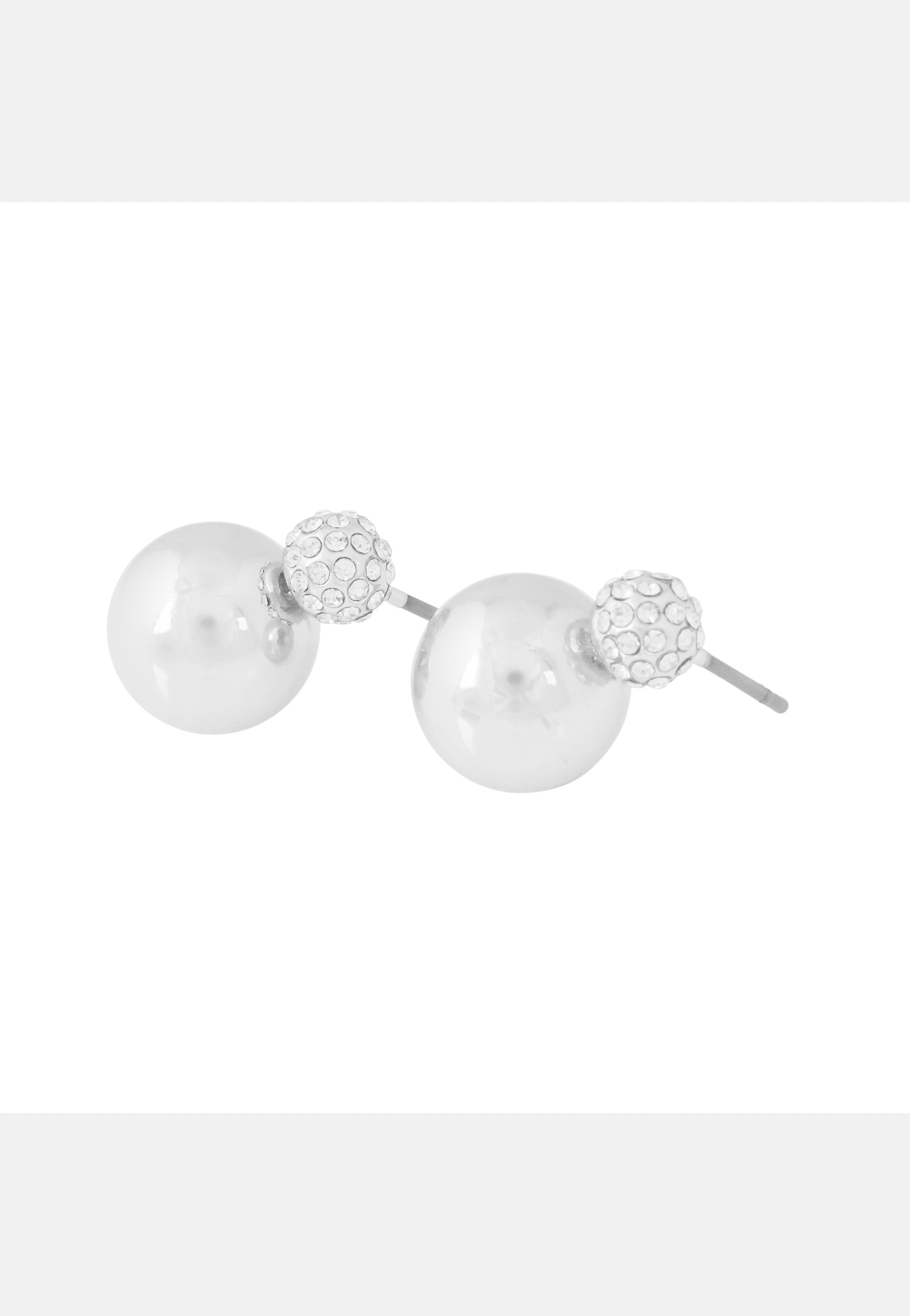 Bennet Small Crystal Double Ear, från SNÖ of Sweden, i färgen s/clear. Klicka för att öppna bilden i stort format