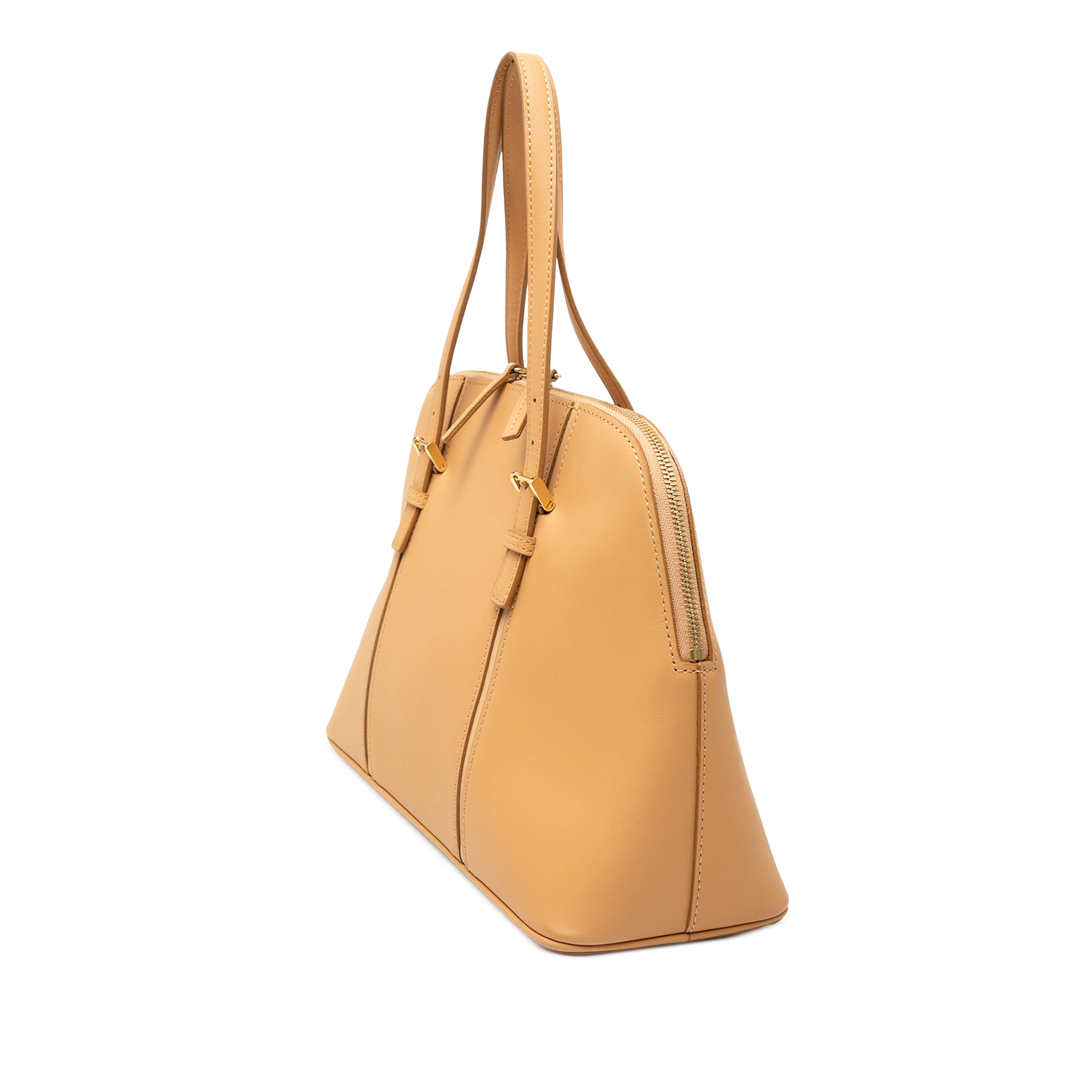Burberry Leather Handbag, från Luxclusif, i färgen brun. Klicka för att öppna bilden i stort format