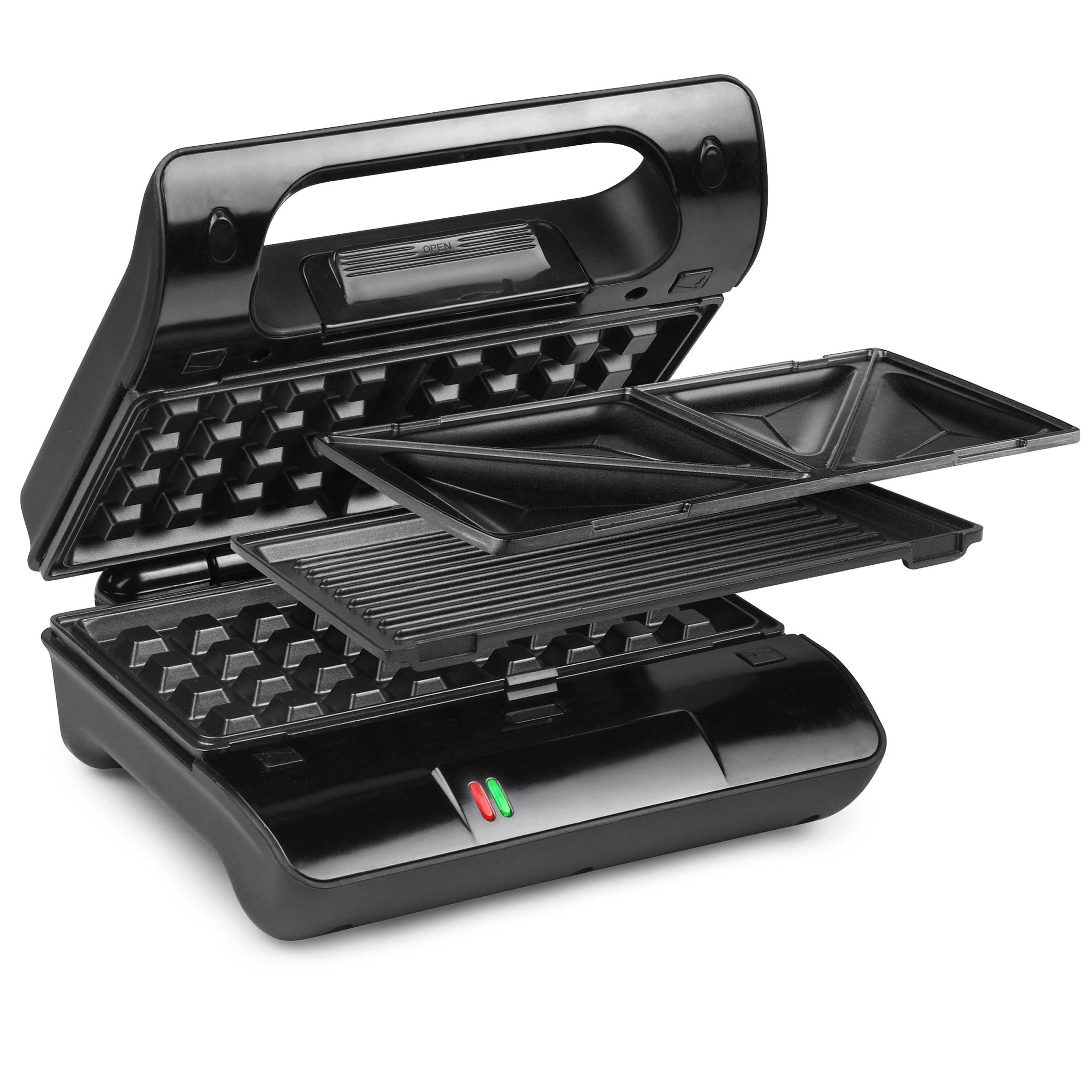 Smörgåsgrill Multi Compact Pro, från Princess, i färgen svart. Klicka för att öppna bilden i stort format