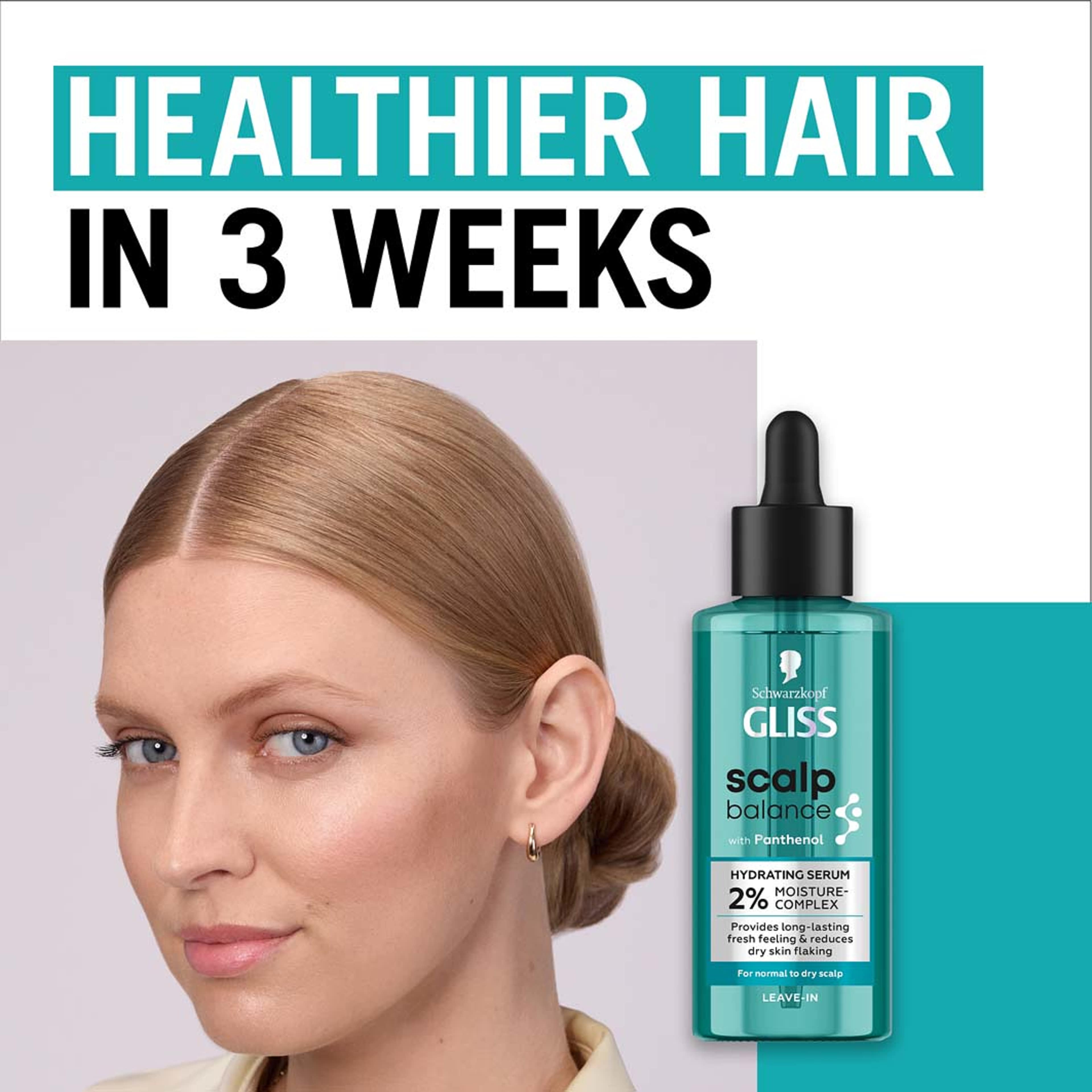 Gliss Scalp Balance Hydrating Serum, från Schwarzkopf. Klicka för att öppna bilden i stort format