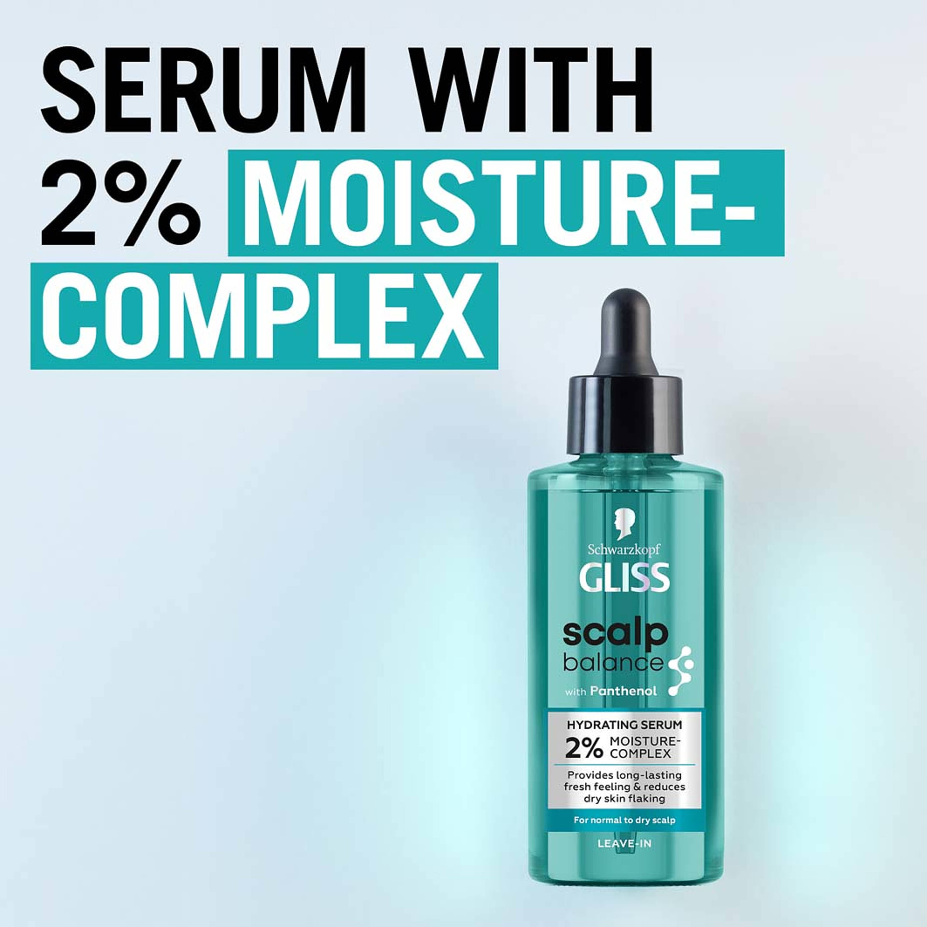 Gliss Scalp Balance Hydrating Serum, från Schwarzkopf. Klicka för att öppna bilden i stort format