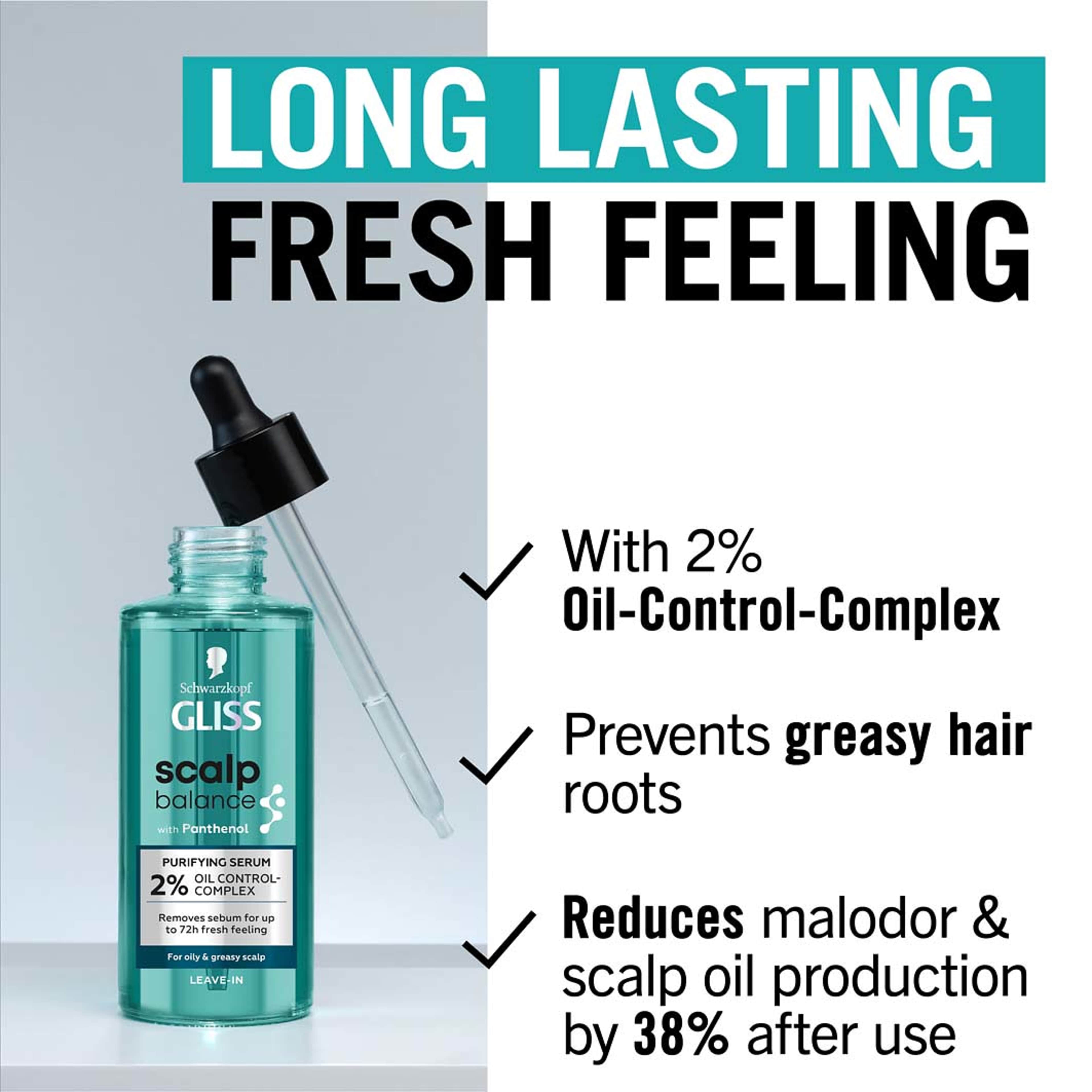 Gliss Scalp Balance Purifying Serum, från Schwarzkopf. Klicka för att öppna bilden i stort format