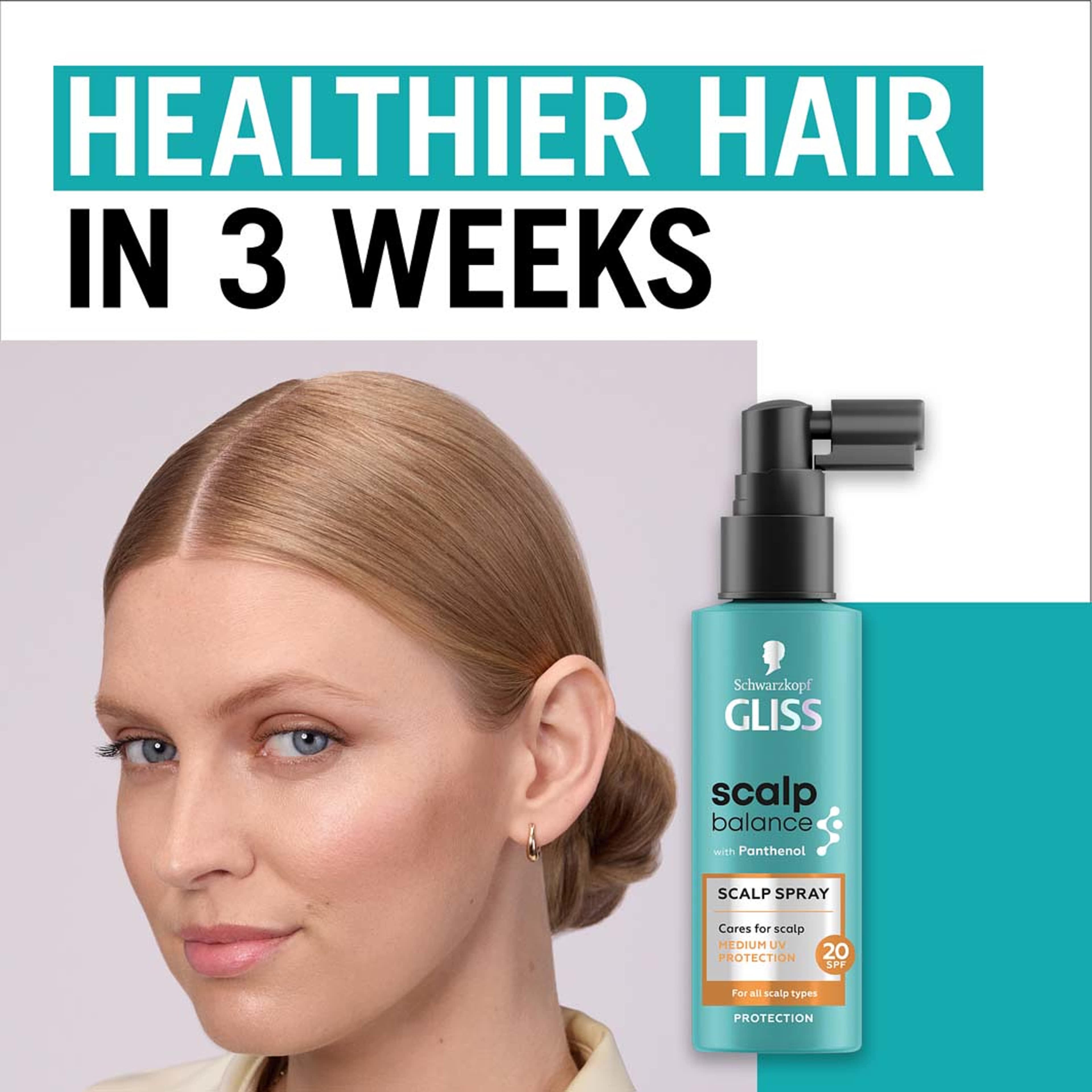 Gliss Scalp Balance Scalp Spray, från Schwarzkopf. Klicka för att öppna bilden i stort format