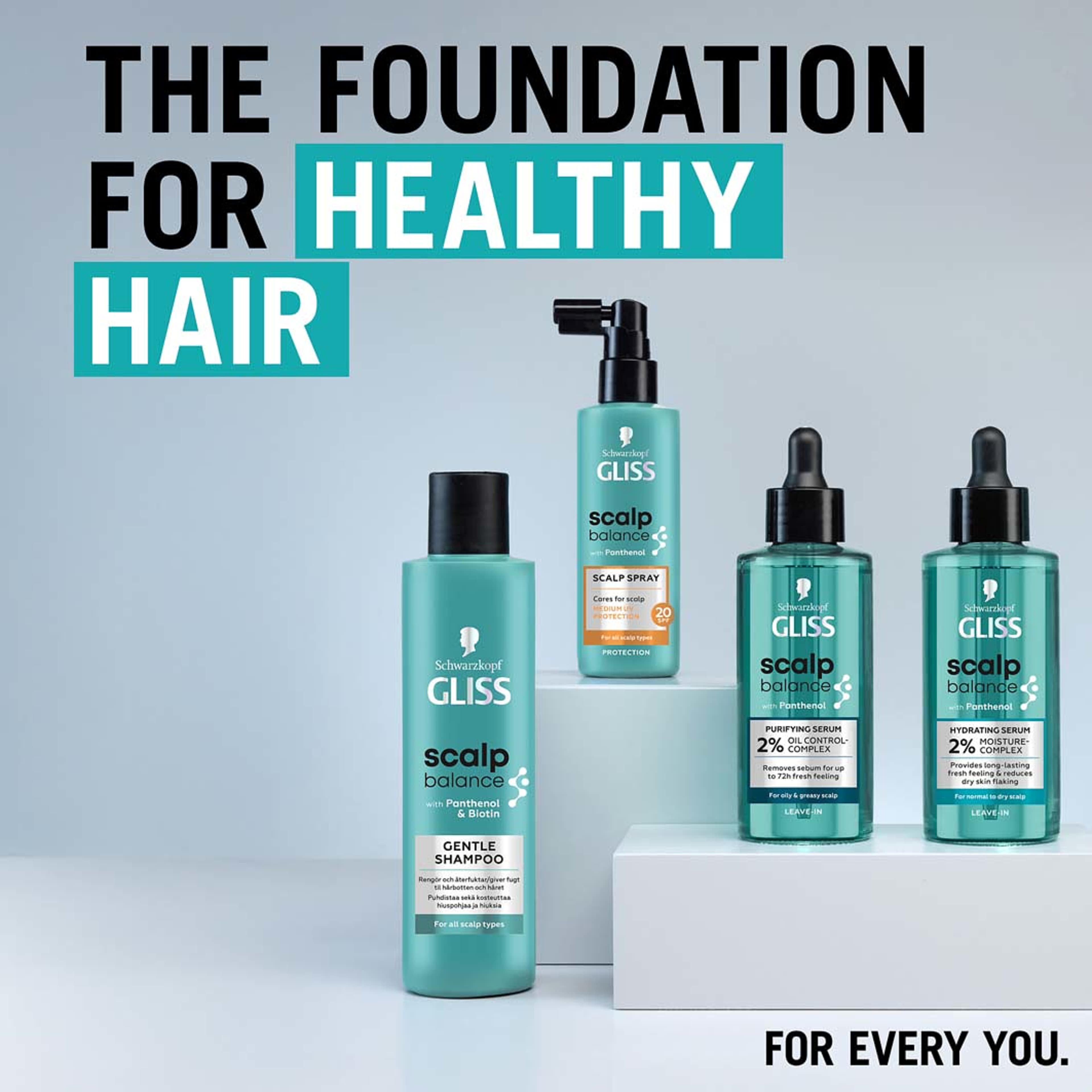 Gliss Scalp Balance Scalp Spray, från Schwarzkopf. Klicka för att öppna bilden i stort format