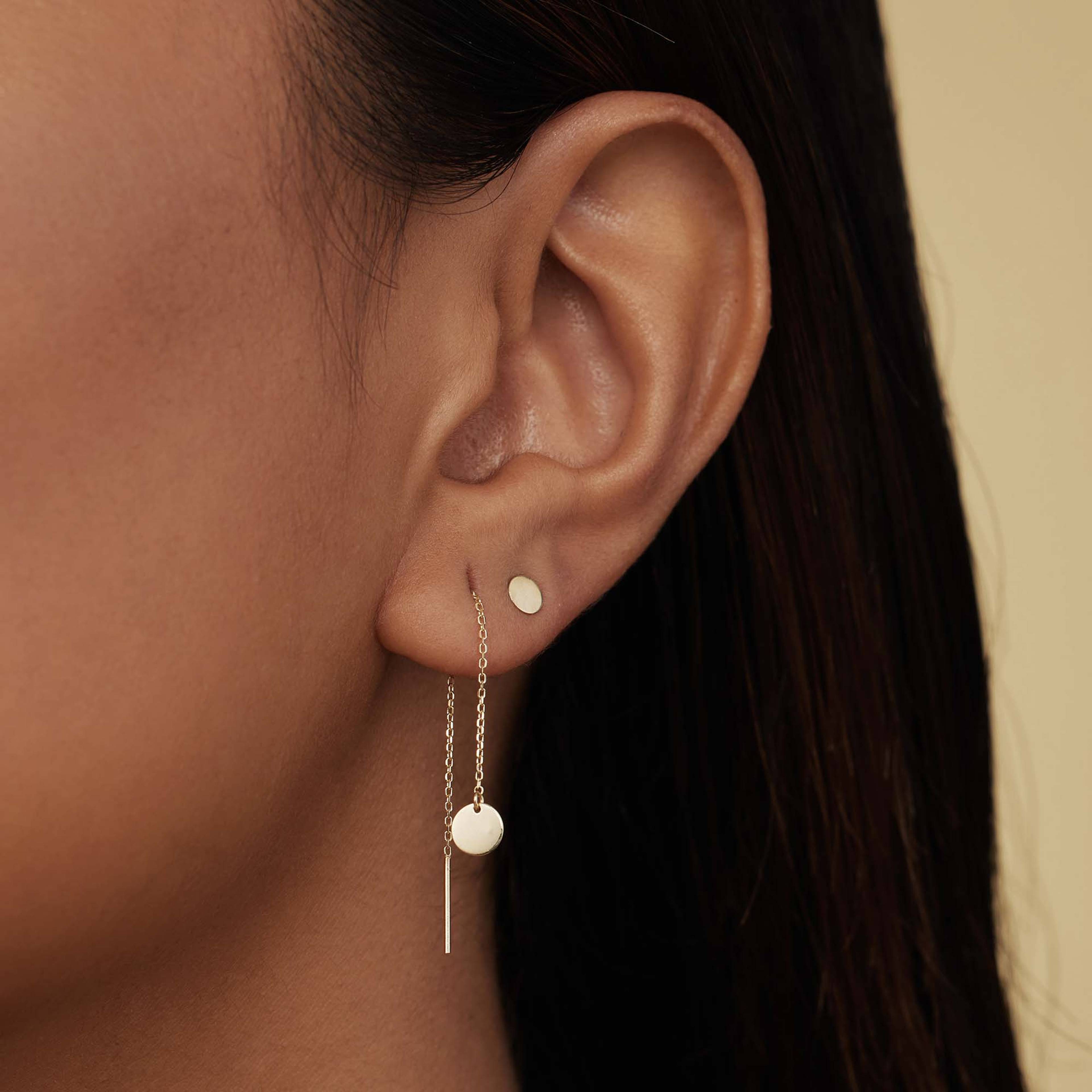 Isabel Bernard 14 Karat Gold Drop Earrings
