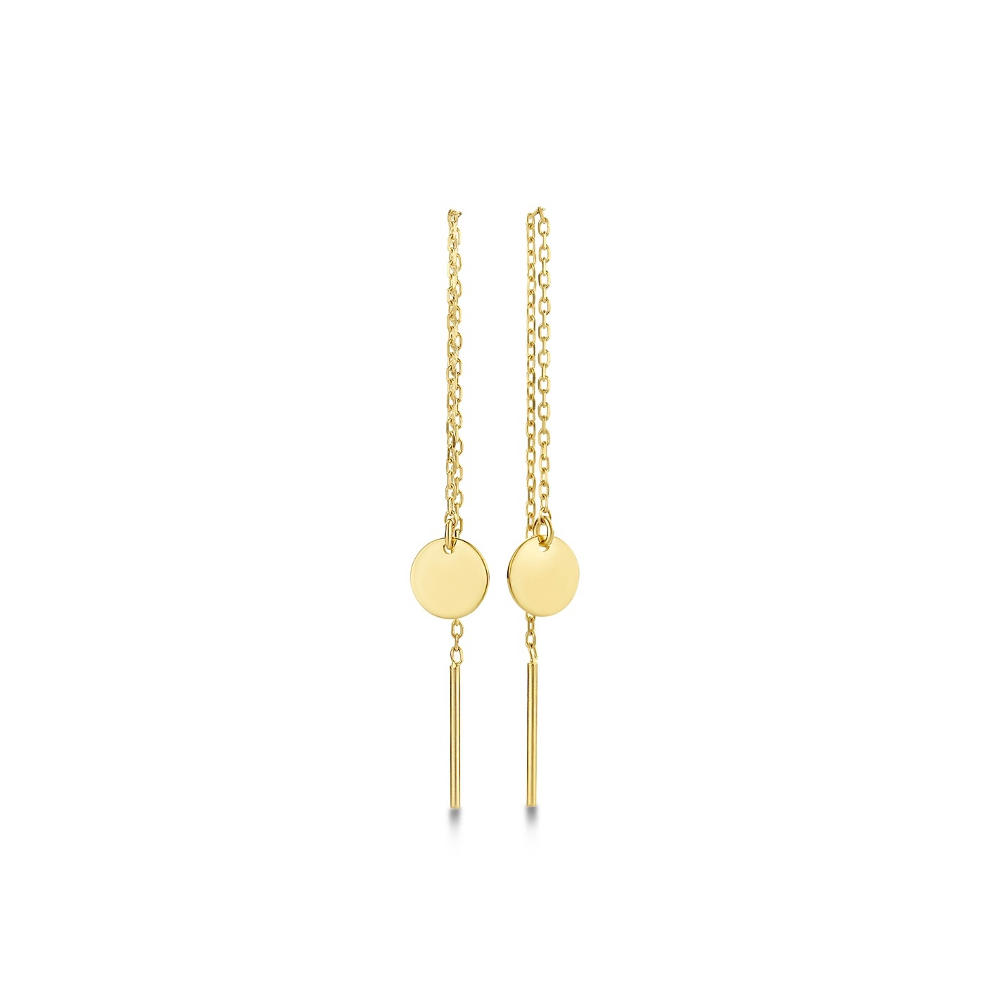 Isabel Bernard 14 Karat Gold Drop Earrings