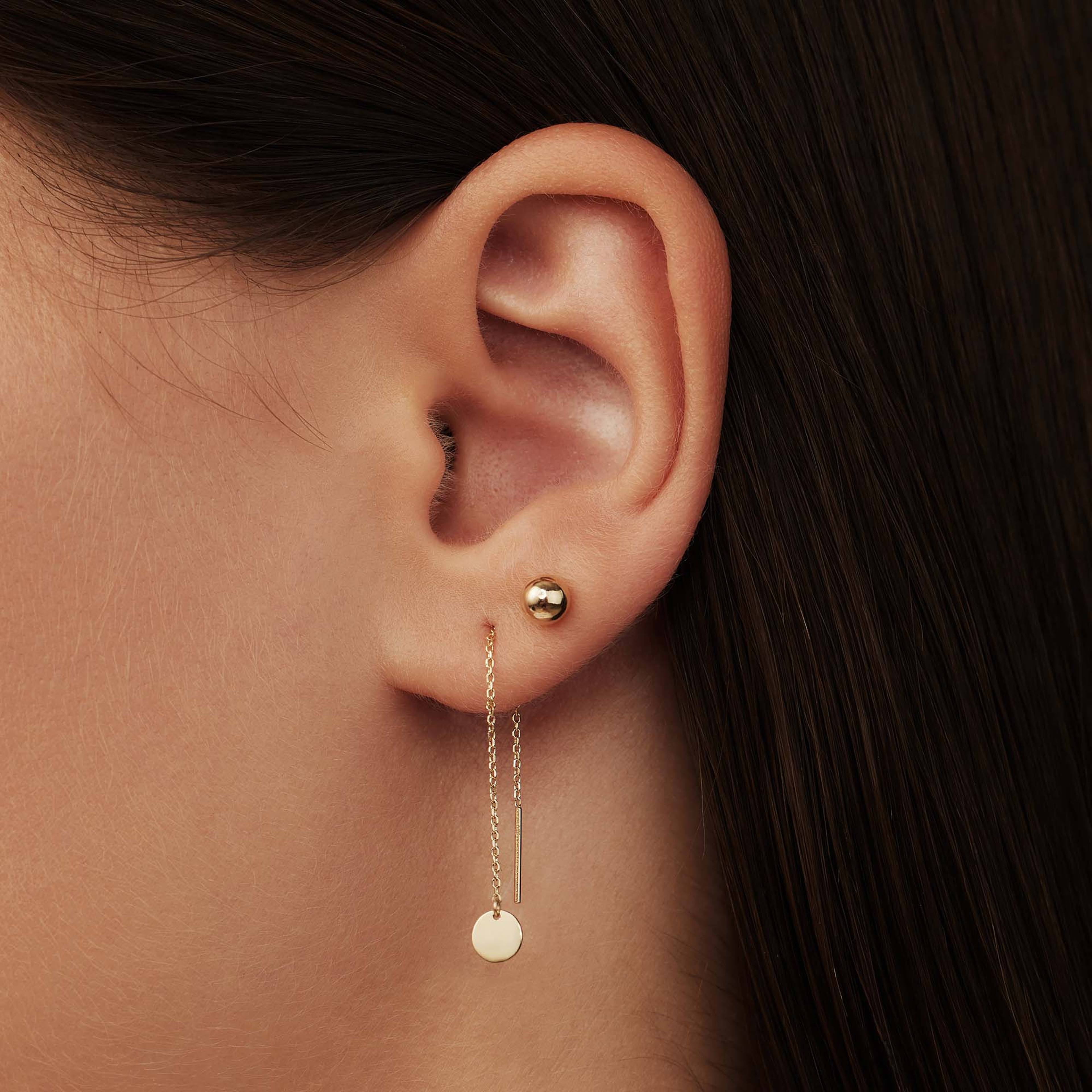 Isabel Bernard 14 Karat Gold Drop Earrings